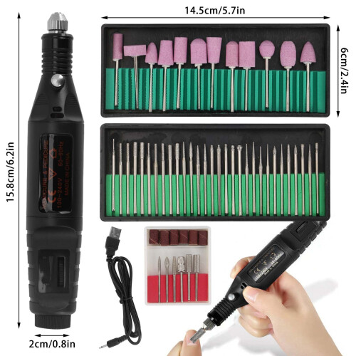Professional Electric Nail Drill Machine Art Acrylic UV Gel Files
