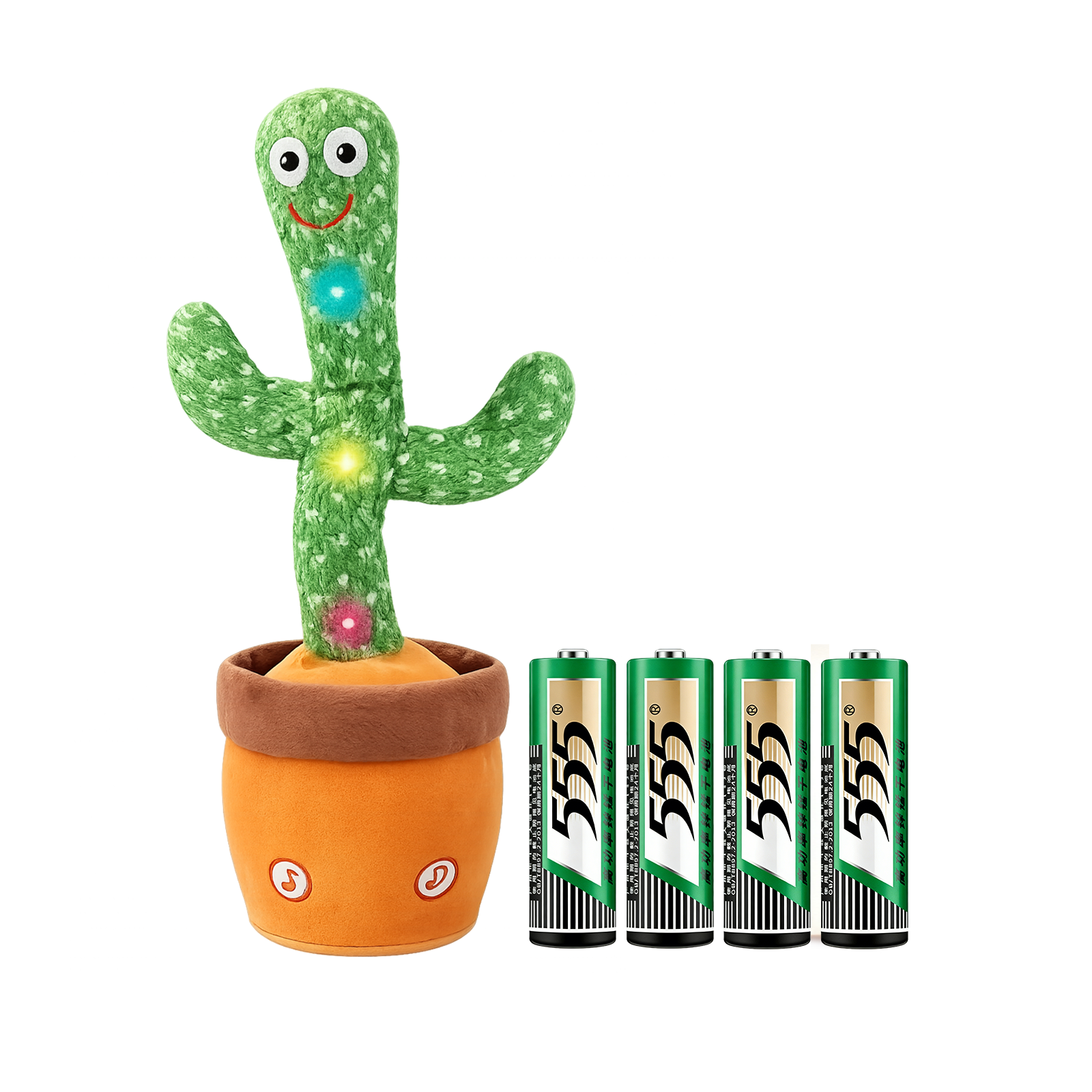 (Battery) Dancing Talking Cactus Toys For Baby Boys And Girls, Singing Mimicking Recording Repeating What You Say Sunny Cactus Up Plus