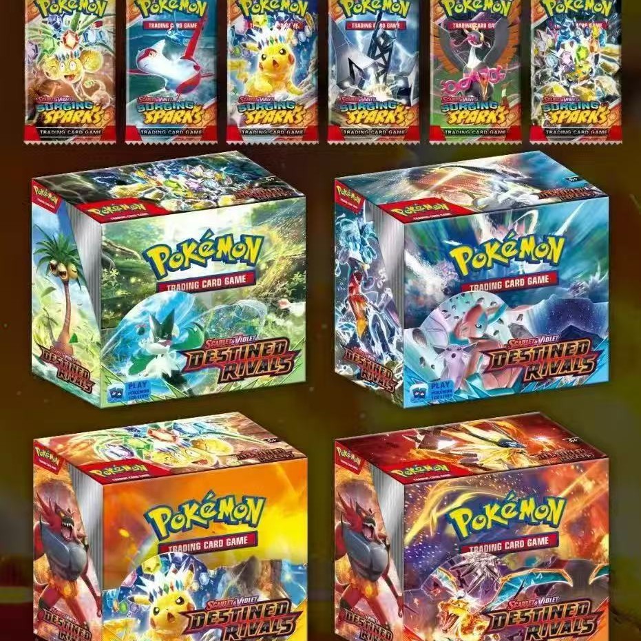 (Thunder) Pokemon Cards Sword Shield Trading Game Toys