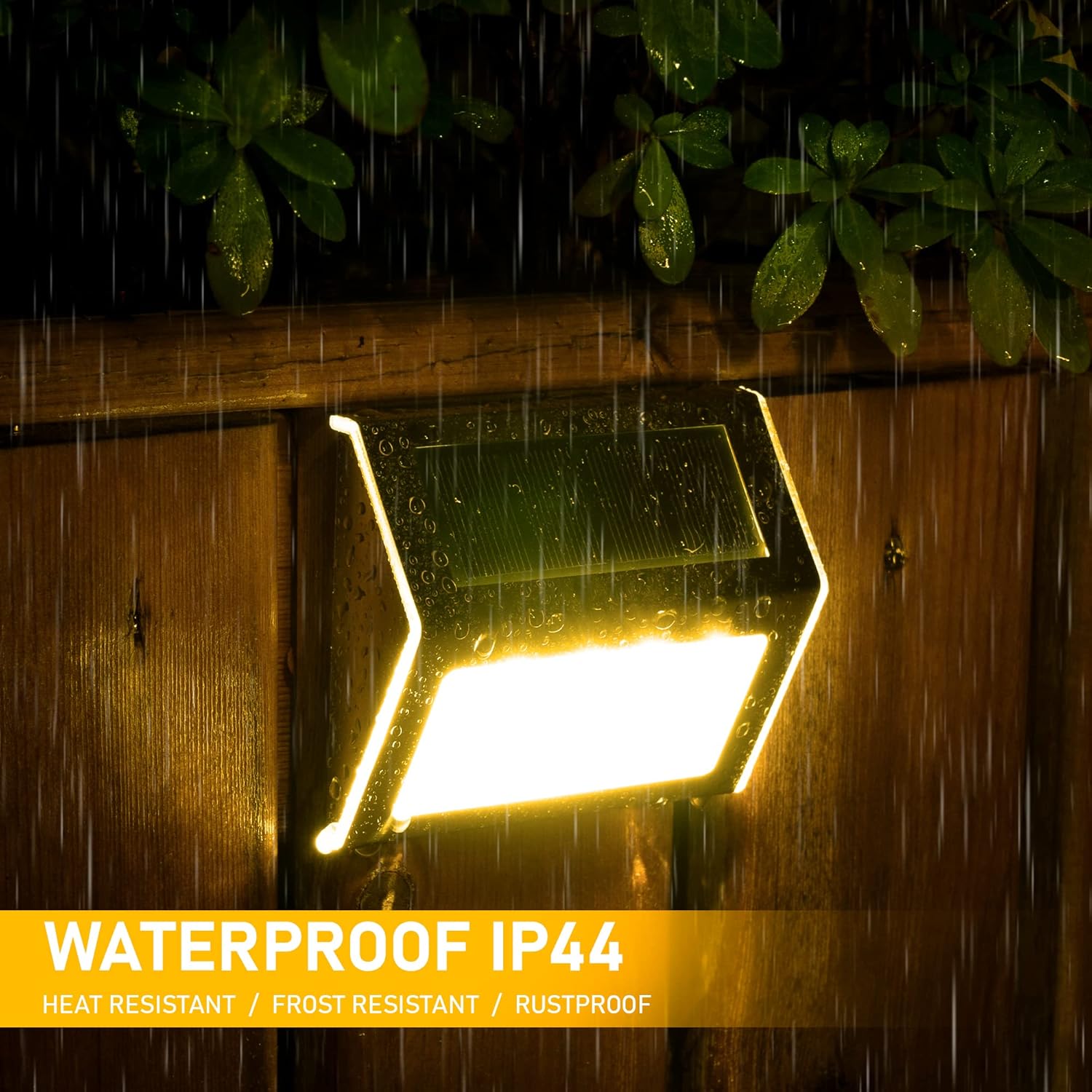 (Cool White) Solar Fence Lights Outdor Garden Waterproof Solar Step Lights Stainless Steel Led Lighting Decoration for Stair Deck Wall Patio Porch Yard Pathway Walkway 6 Pcs