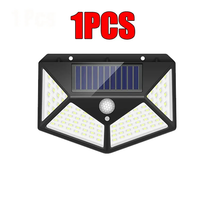 New Upgrade Solar Street Light Outdoor Solar Wall Lamp PIR Motion Sensor Powered Sunlight for Garden Courtyard