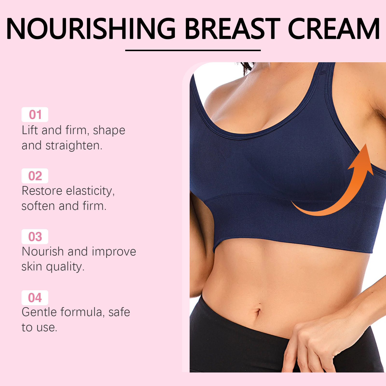 Chest Firming And Plumping Cream For Smoothing Nourishing And Daily Moisturizing Breast Skin Care Treatment