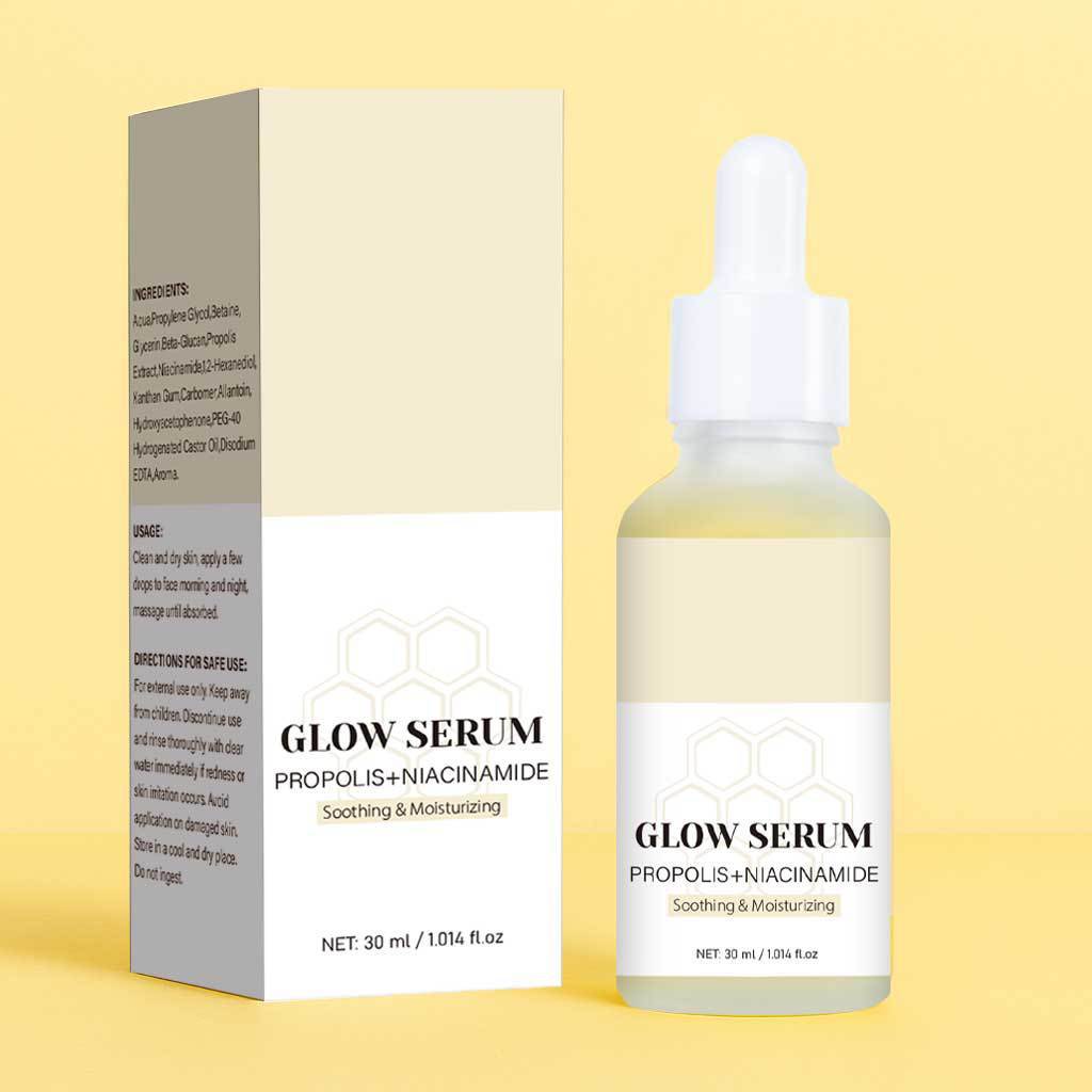 Propolis Niacinamide Radiance Essence Brightening Even Tone Moisturizing Daily Face Serum Treatment 30ml