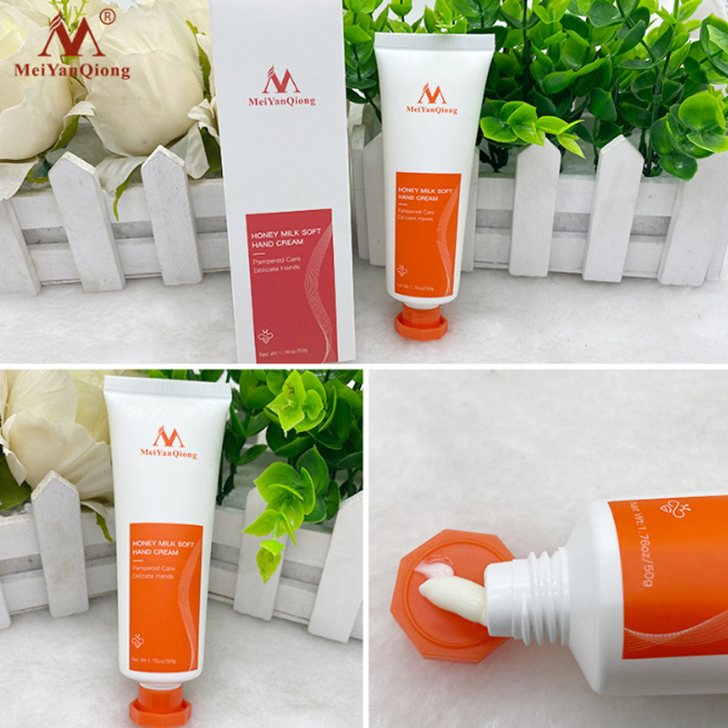 Milk And Honey Hand Cream Moisturizing Nourishing Softening For Dry Cracked Rough Skin Daily Hand Repair Treatment 50g