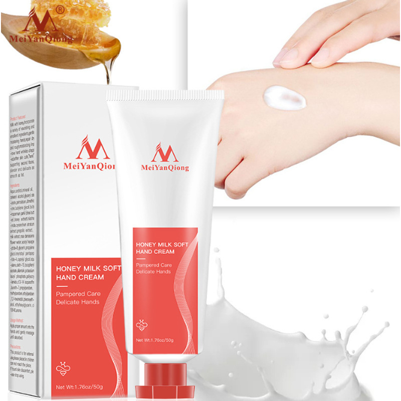 Milk And Honey Hand Cream Moisturizing Nourishing Softening For Dry Cracked Rough Skin Daily Hand Repair Treatment 50g