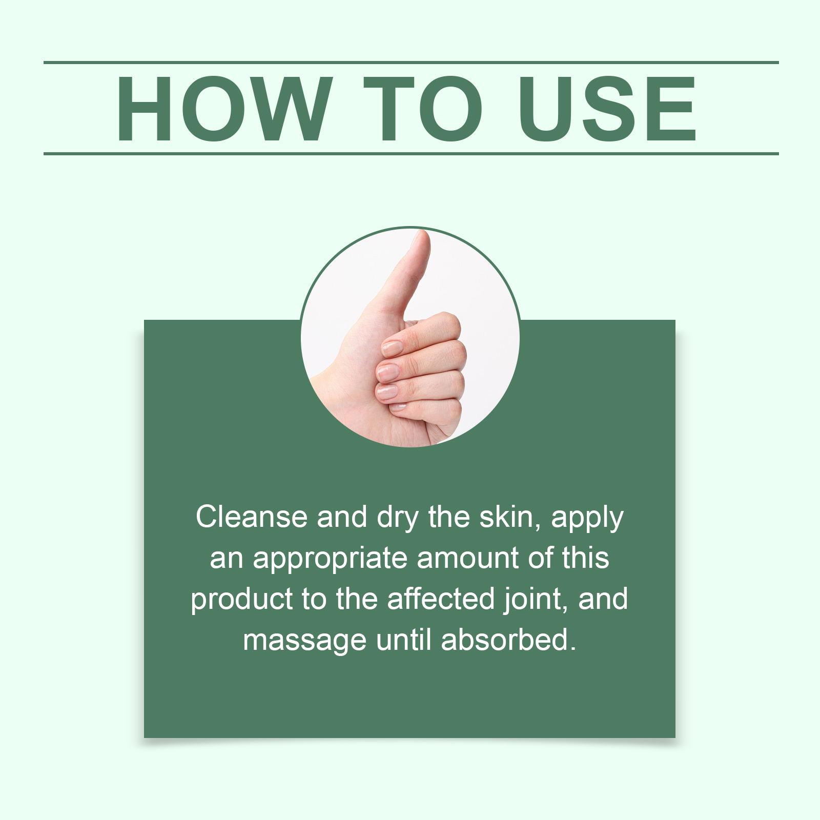 Joint Care Cream Gentle Soothing Daily External Apply Massage Lotion For Wrist Knee Foot Joint Skin