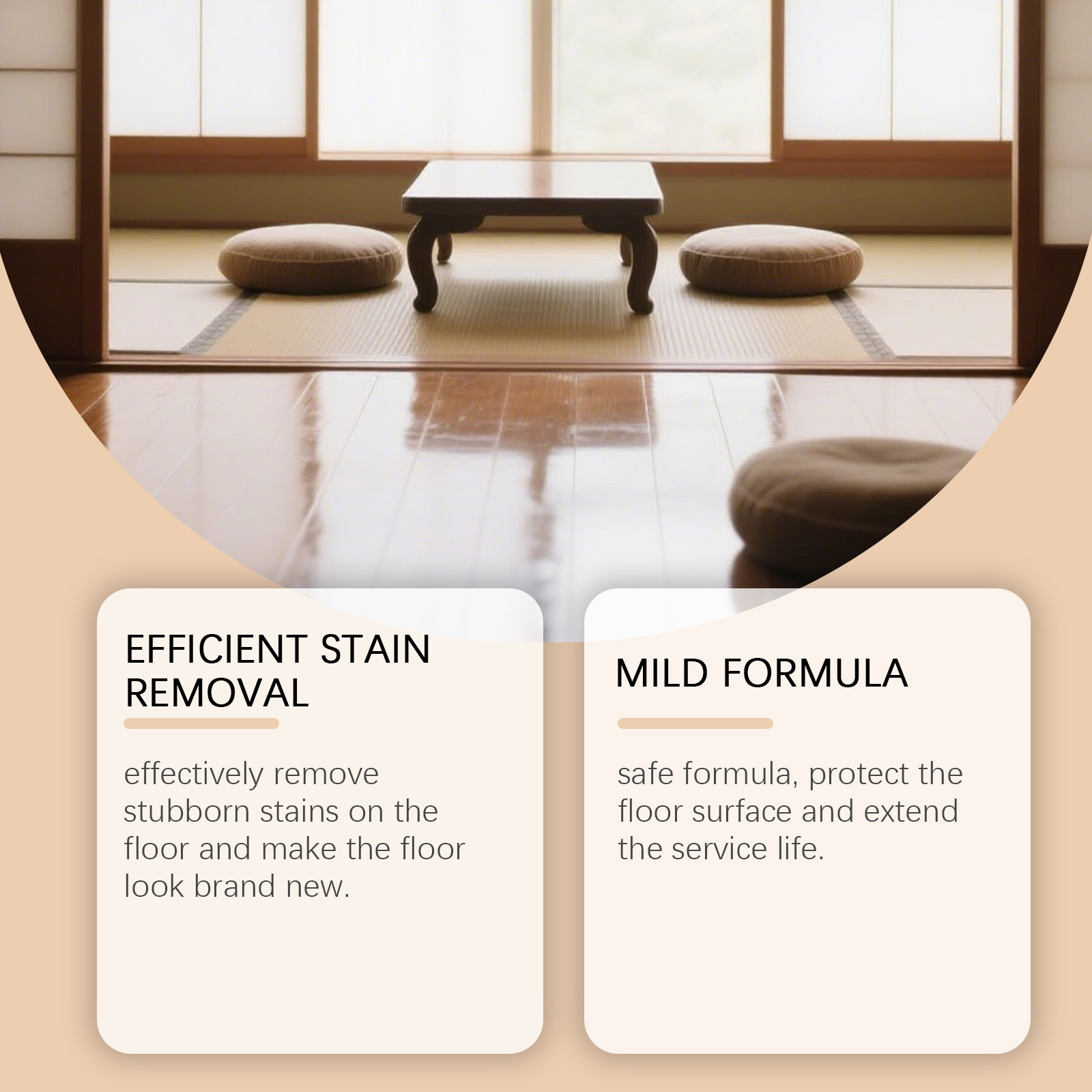 Floor Cleaning Tablets Daily Remove Ground Dirt Stains Polish Bright Multi Function Household Ground Surfaces