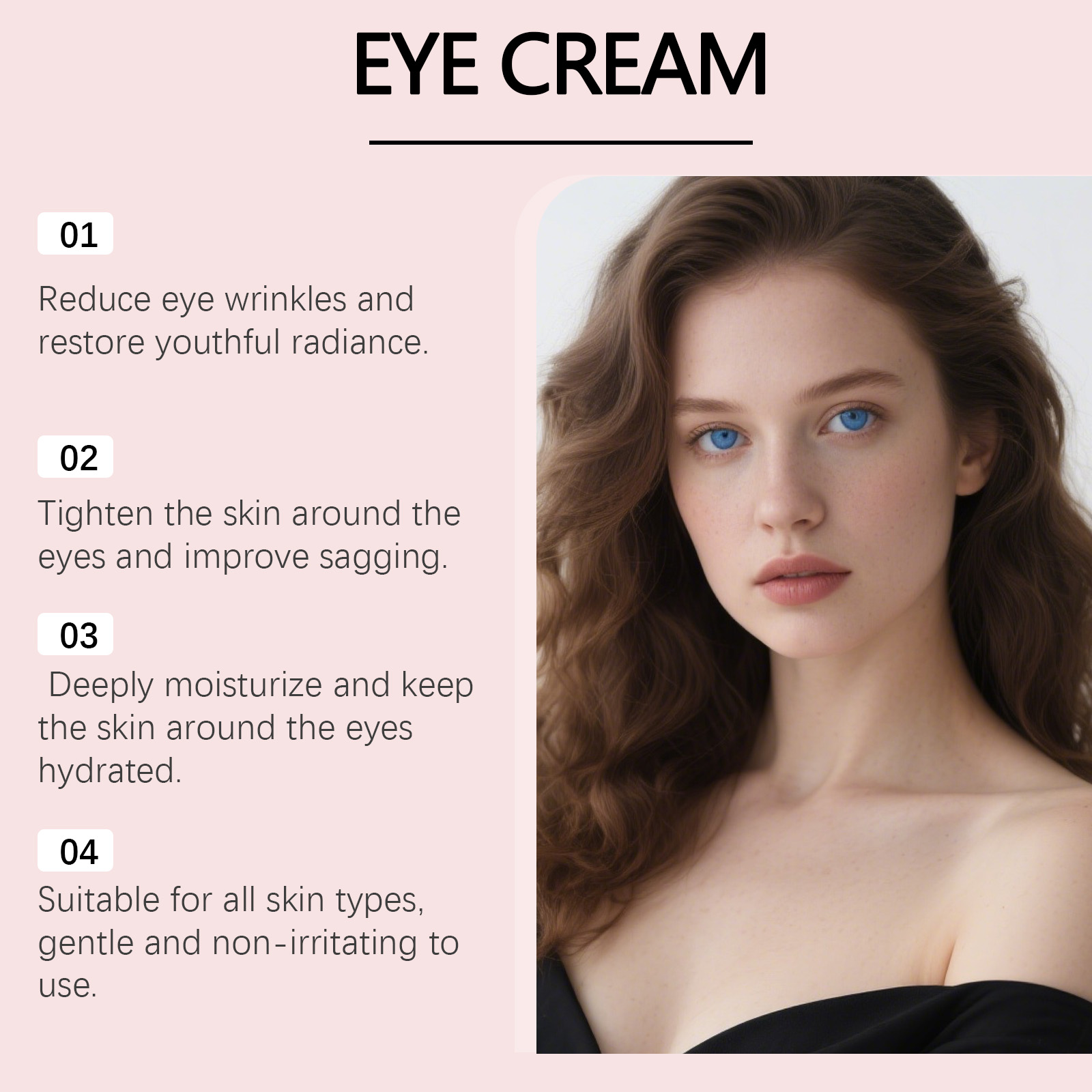 Seven In One Care Eye Cream Gentle Protect Lift Saggy Skin Moist Soft Non Sticky Daily Wear Eye Care