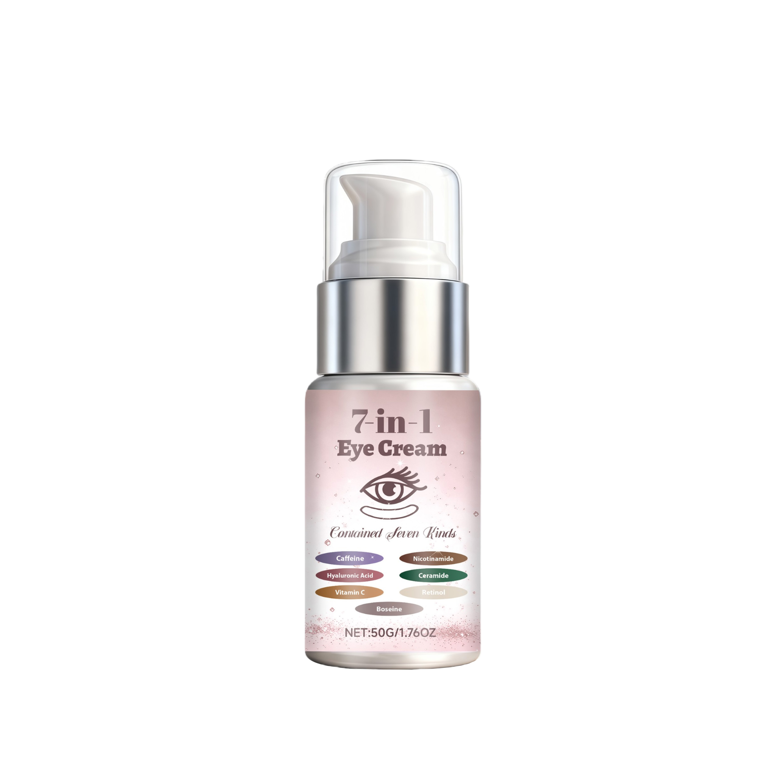 Seven In One Care Eye Cream Gentle Protect Lift Saggy Skin Moist Soft Non Sticky Daily Wear Eye Care