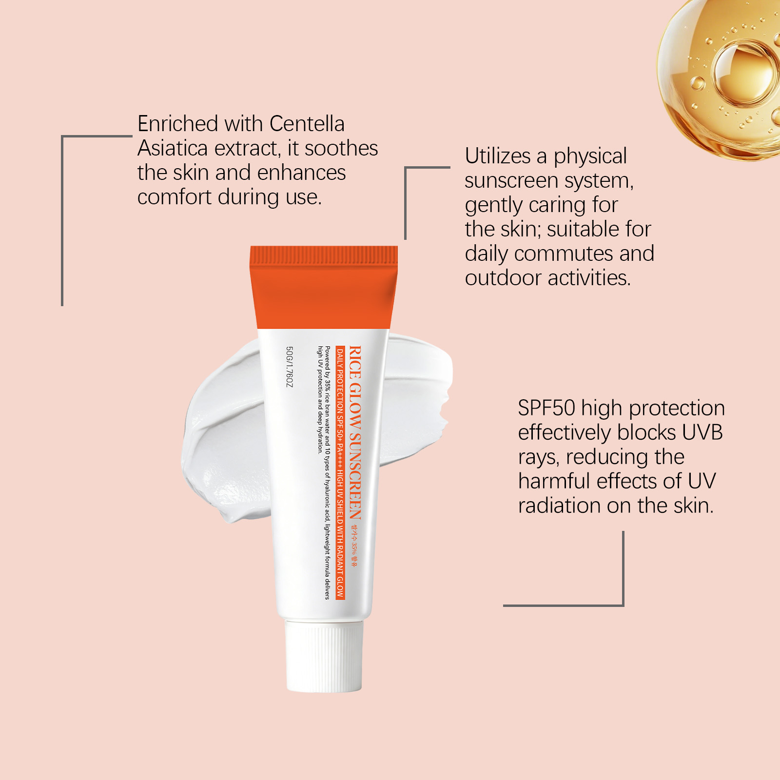 Moisturizing Brightening Protection Cream Summer Daily Mild Hydrating Soft Refreshing Luminous Skin Care Lotion