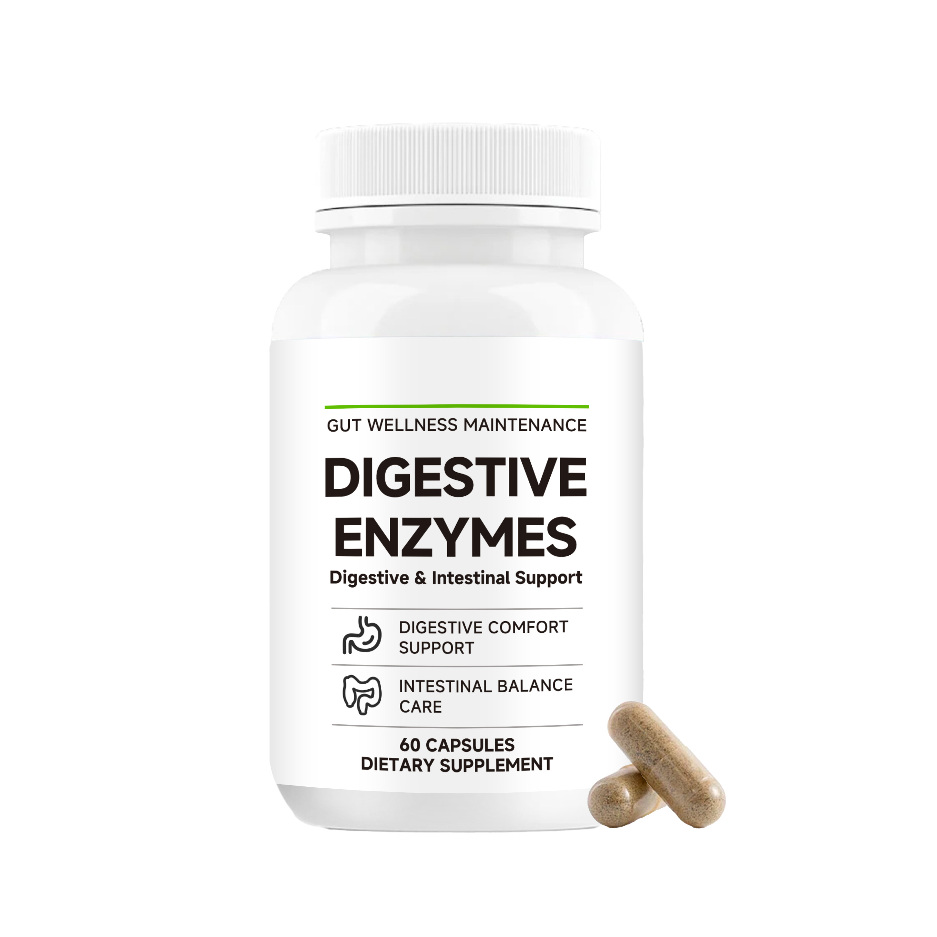 Intestinal Calming Comfort Care Capsules Multiple Herbal Essence Ingredients Daily Balanced Nutrition Body Inner Nourish Maintain Health Supplement