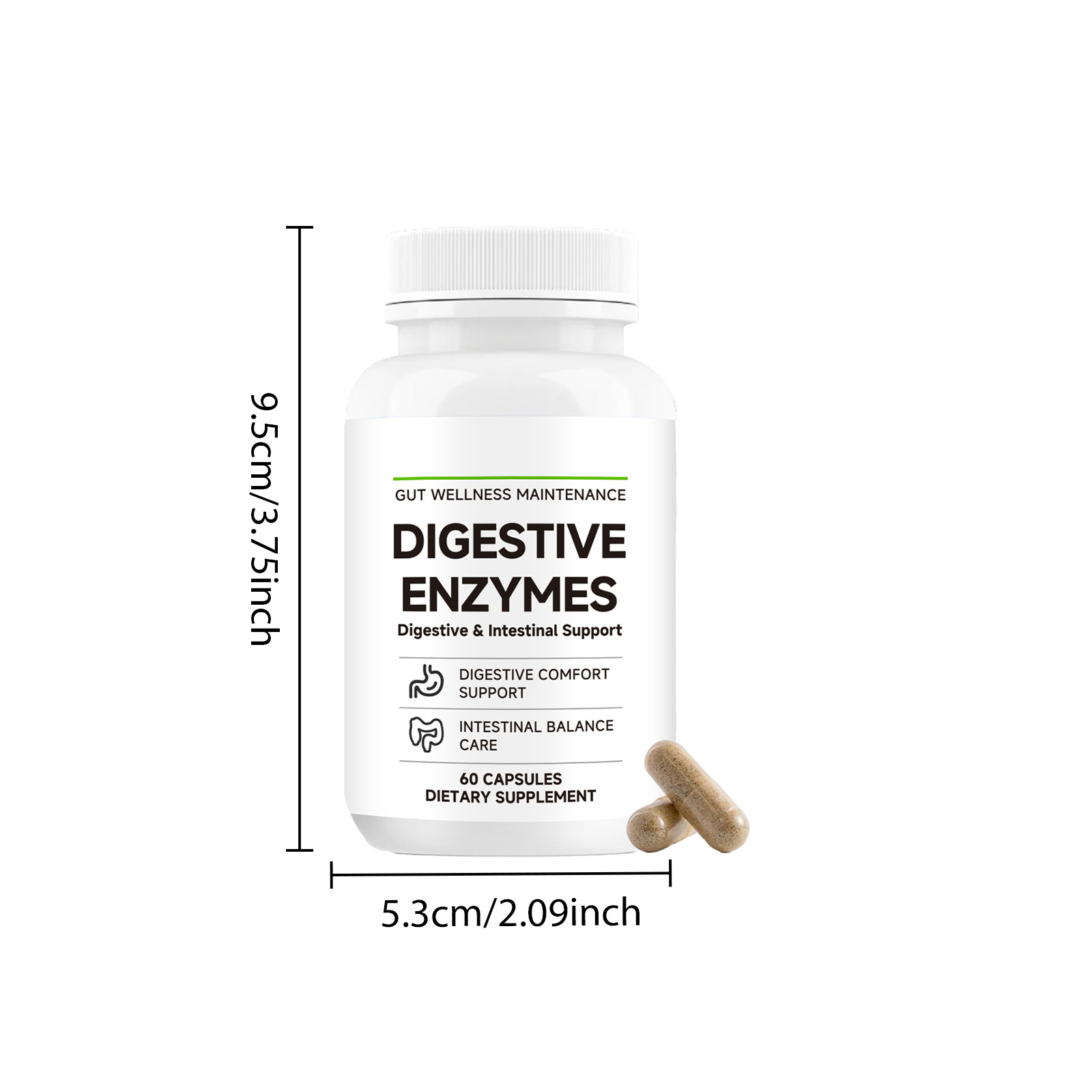 Intestinal Calming Comfort Care Capsules Multiple Herbal Essence Ingredients Daily Balanced Nutrition Body Inner Nourish Maintain Health Supplement