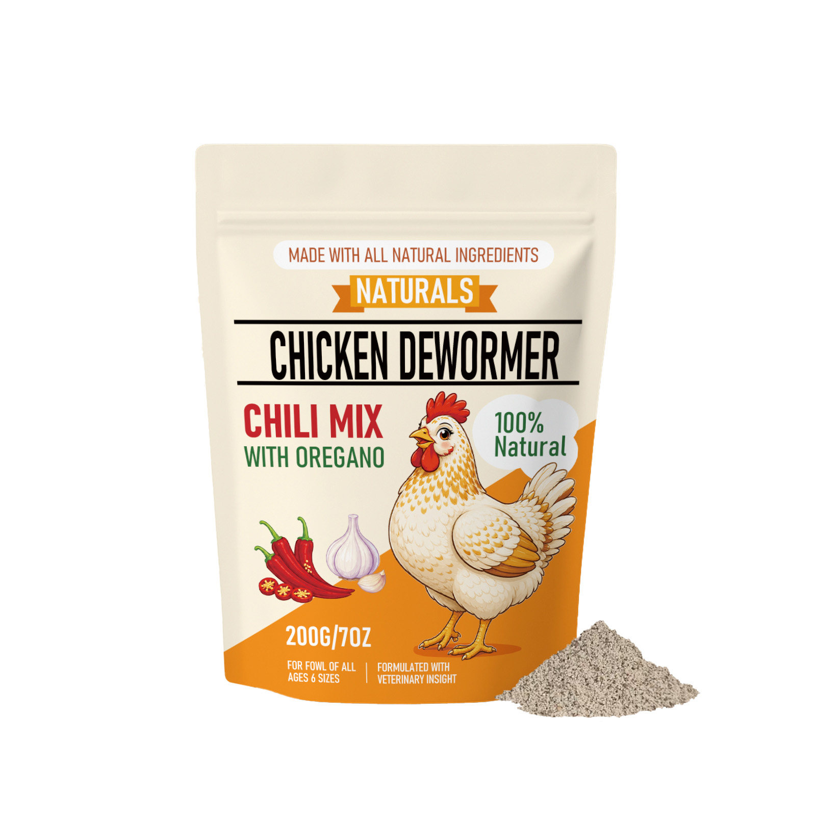Poultry Nutrient Powder Digestion Care Intestine Balance Nutrition Healthy Daily Feeding Supplement For Livestock All Breeds