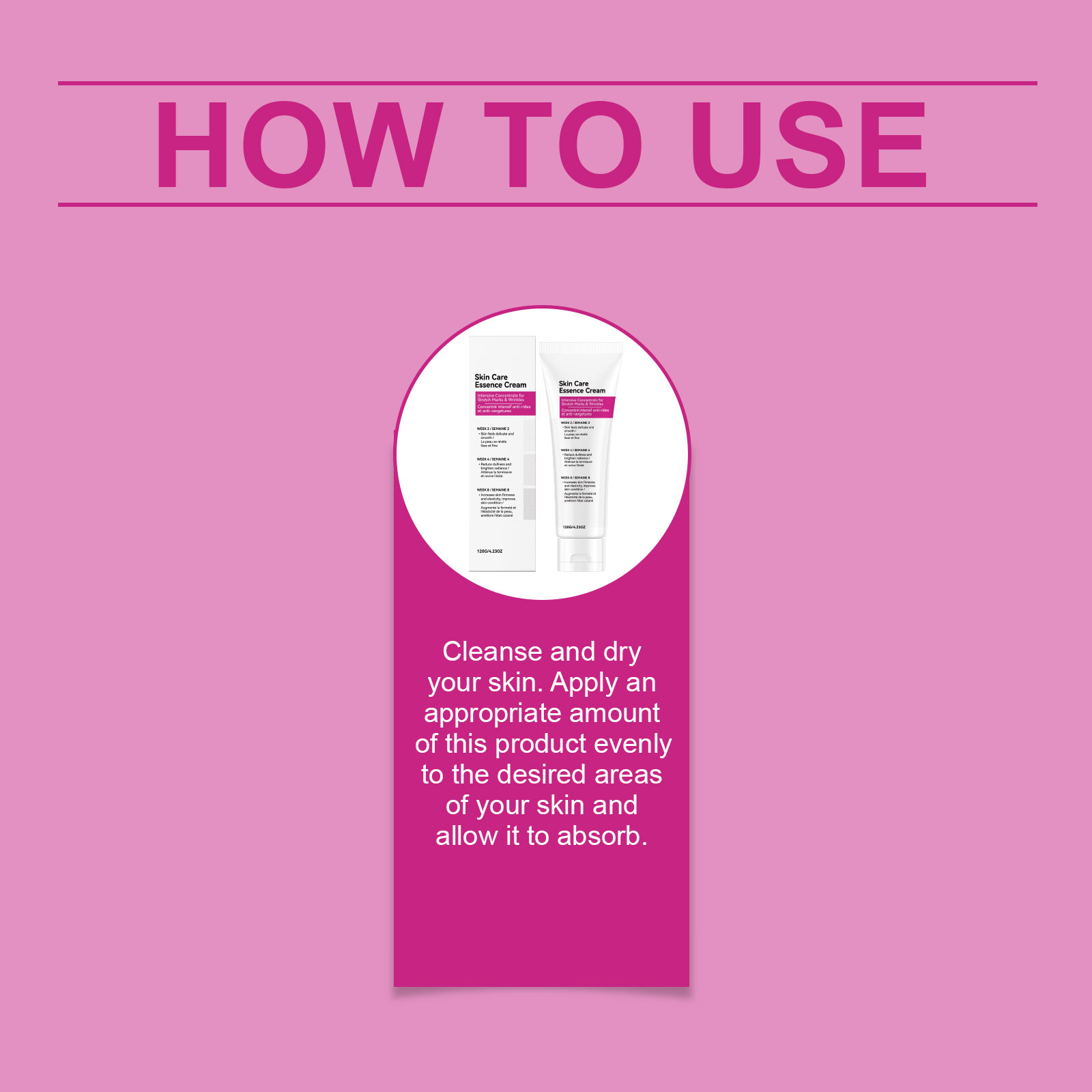 Skin Care Essence Cream Mild Protect Comfort Skin Hydrate Moisturize Daily Apply Body Massage Lotion