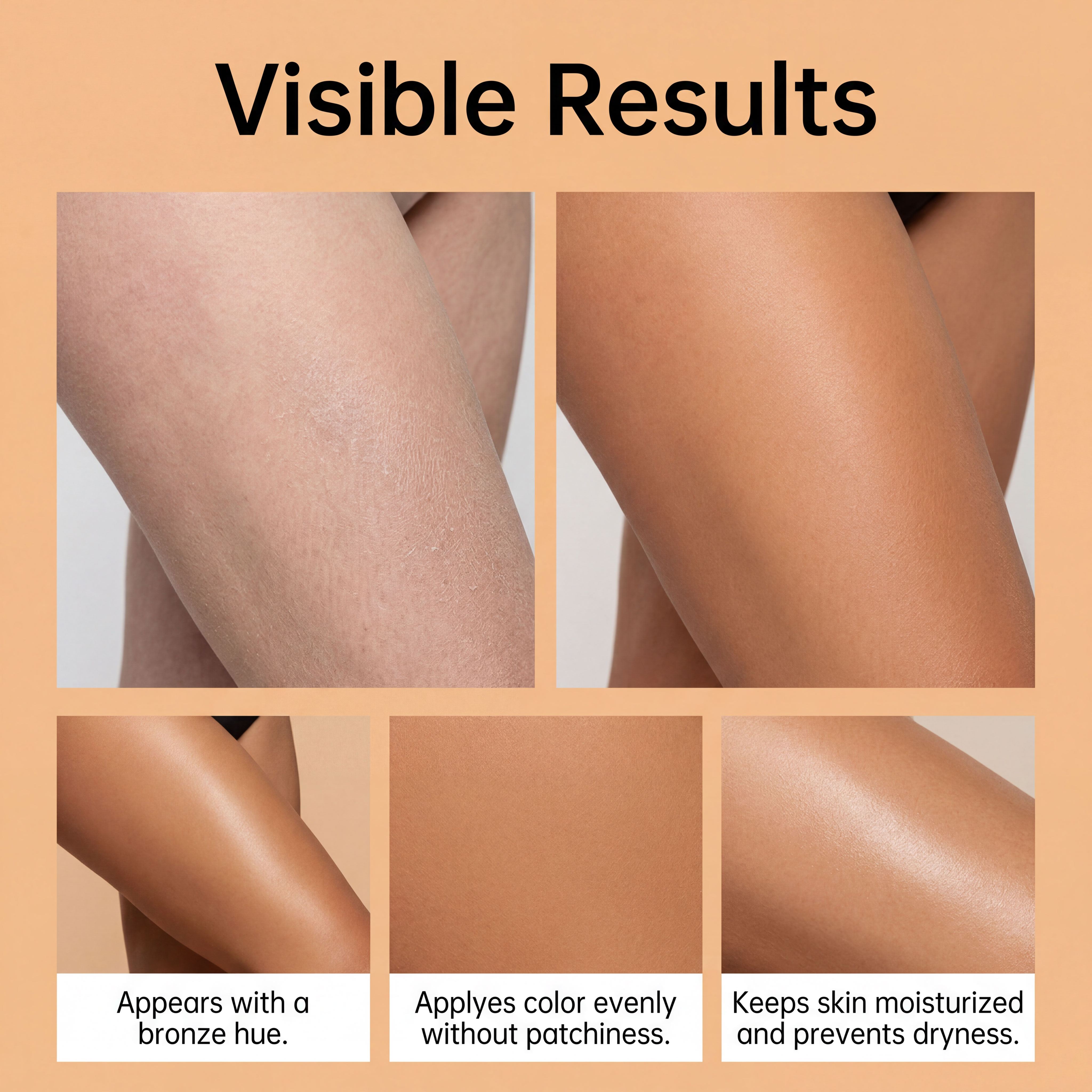 Sunless Tanning Transdermal Microneedle Patch Delivers Bronze Shade Hourly Coloring Allantoin Moisturizing Skin Sticker