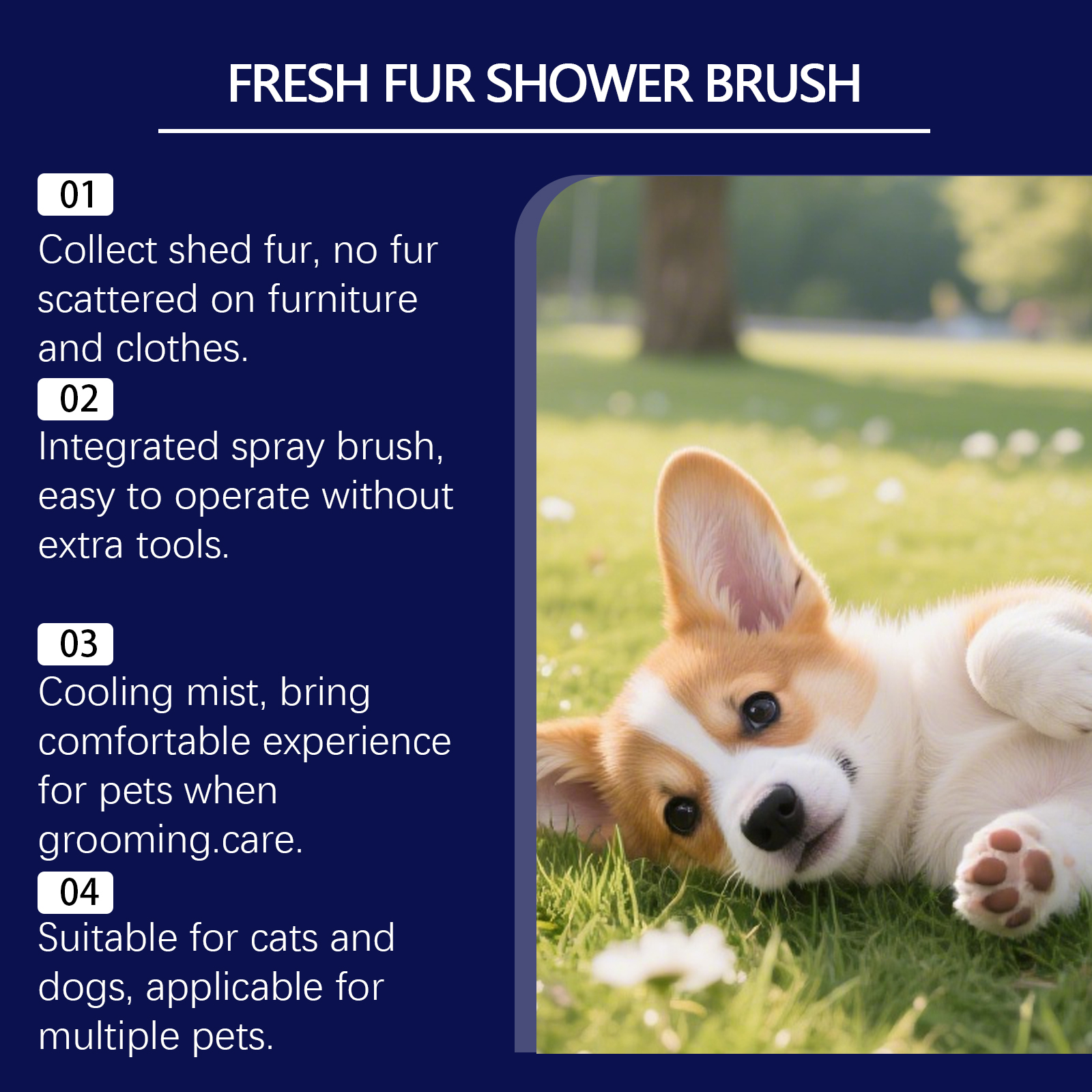 Pet Hair Cleaning Spray Set Soften Fur Untangle Knot Fluffy Smooth Daily Care Dog Cat