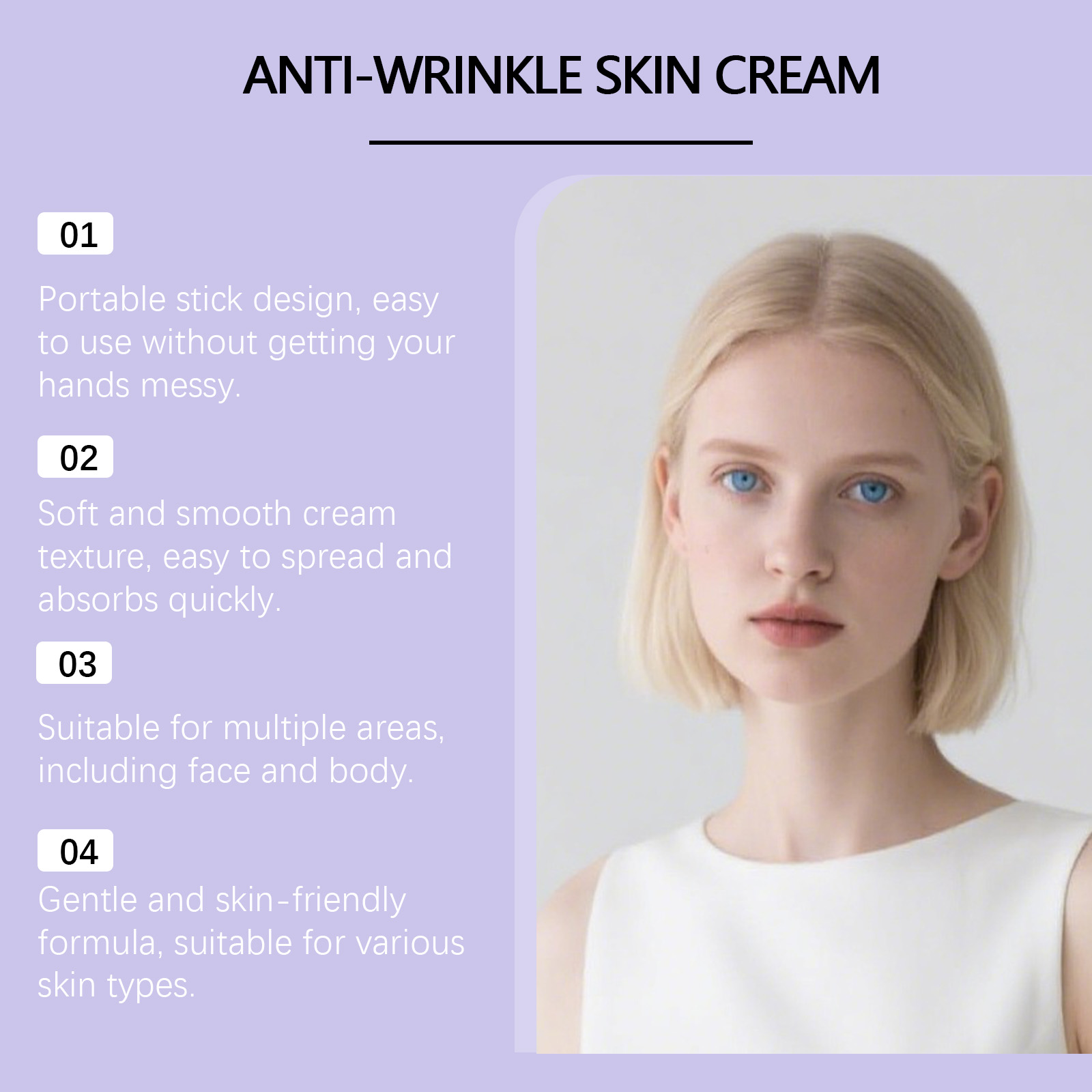 Retinol Moisturizer Cream Mild Ingredients Nourish Hydrate Soft Smooth Skin Bright Daily Facial Care