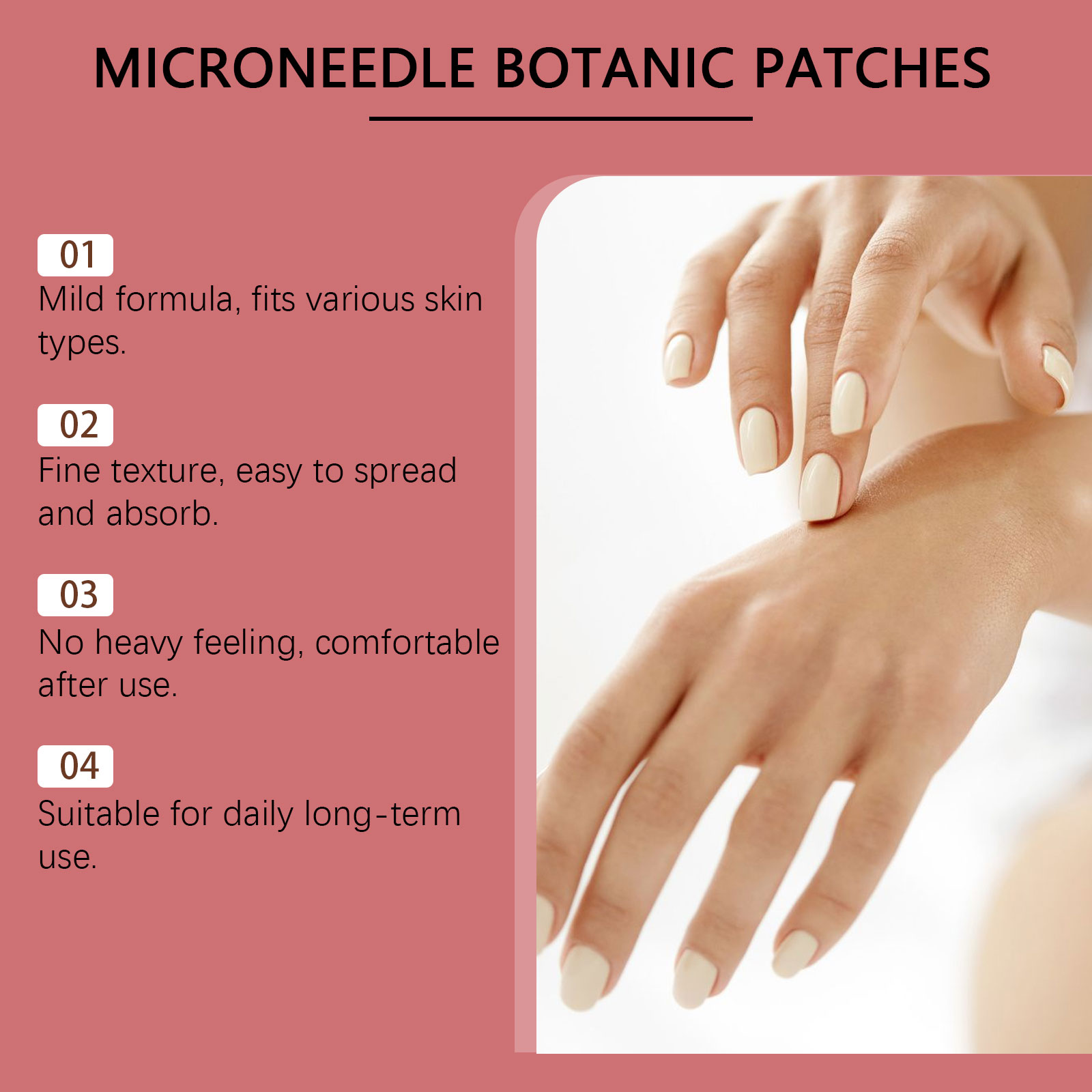 Body Care Patch Mild Formula Clean Skin Tight Fit Comfort Breathable Daily Convenient Sticker