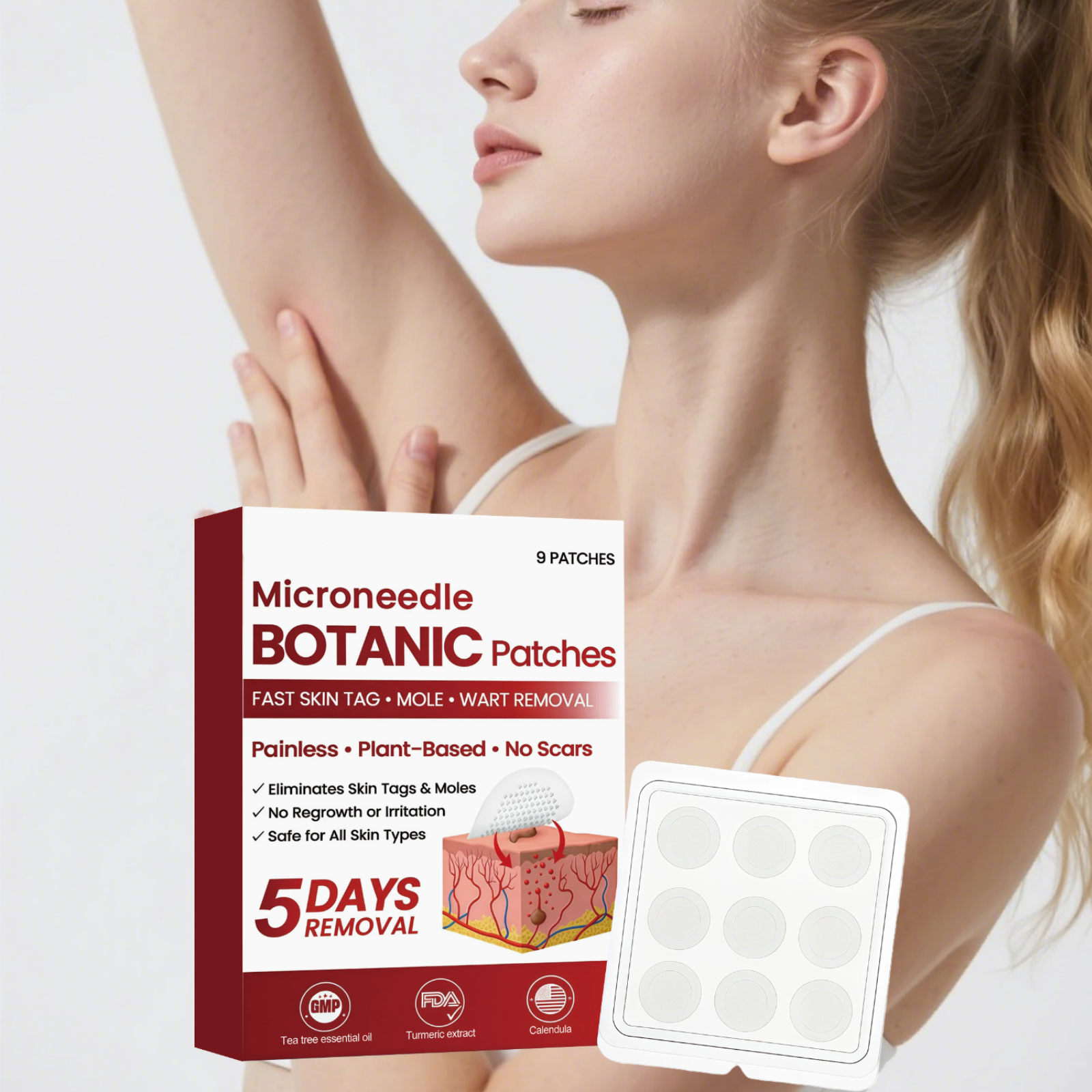 Body Care Patch Mild Formula Clean Skin Tight Fit Comfort Breathable Daily Convenient Sticker