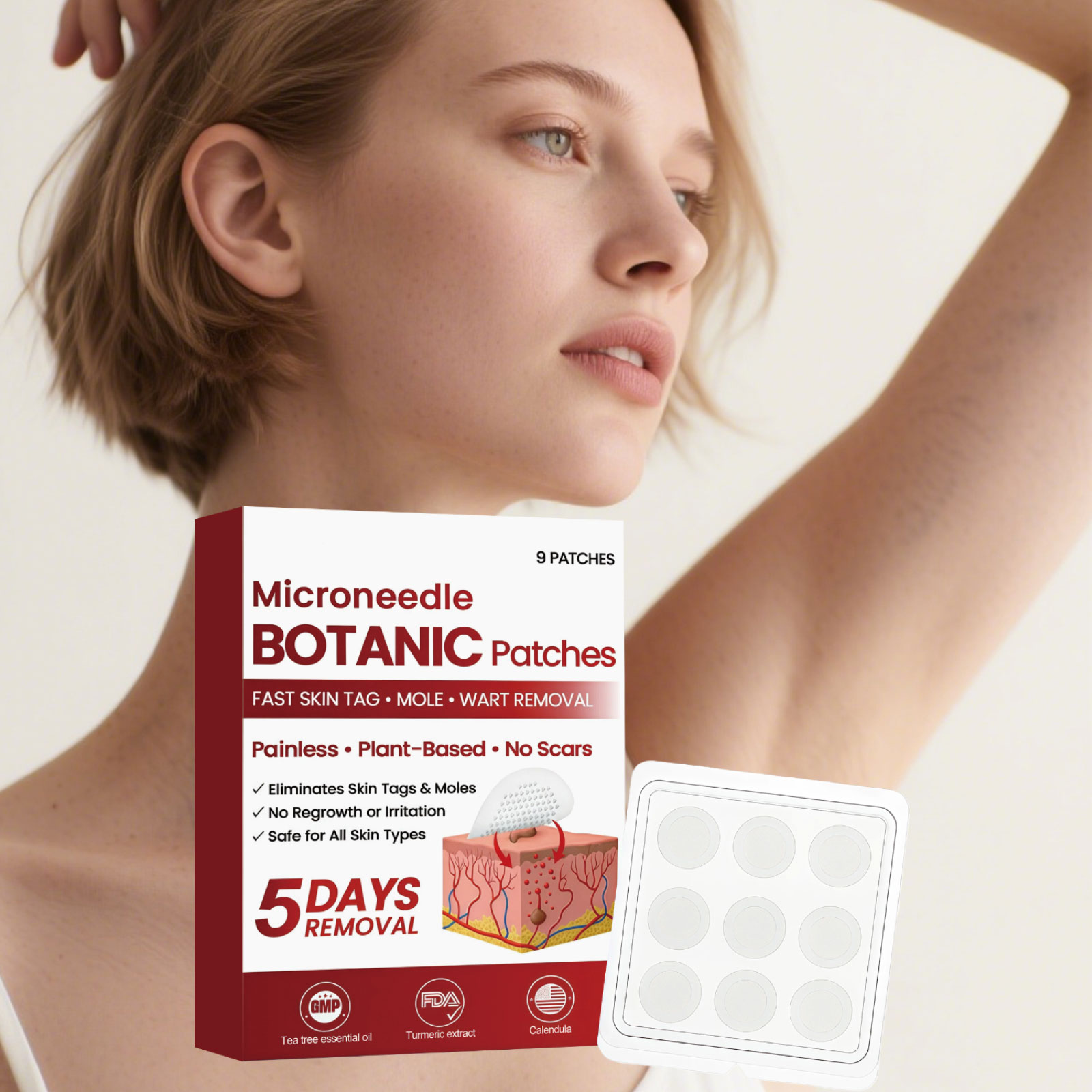 Body Care Patch Mild Formula Clean Skin Tight Fit Comfort Breathable Daily Convenient Sticker