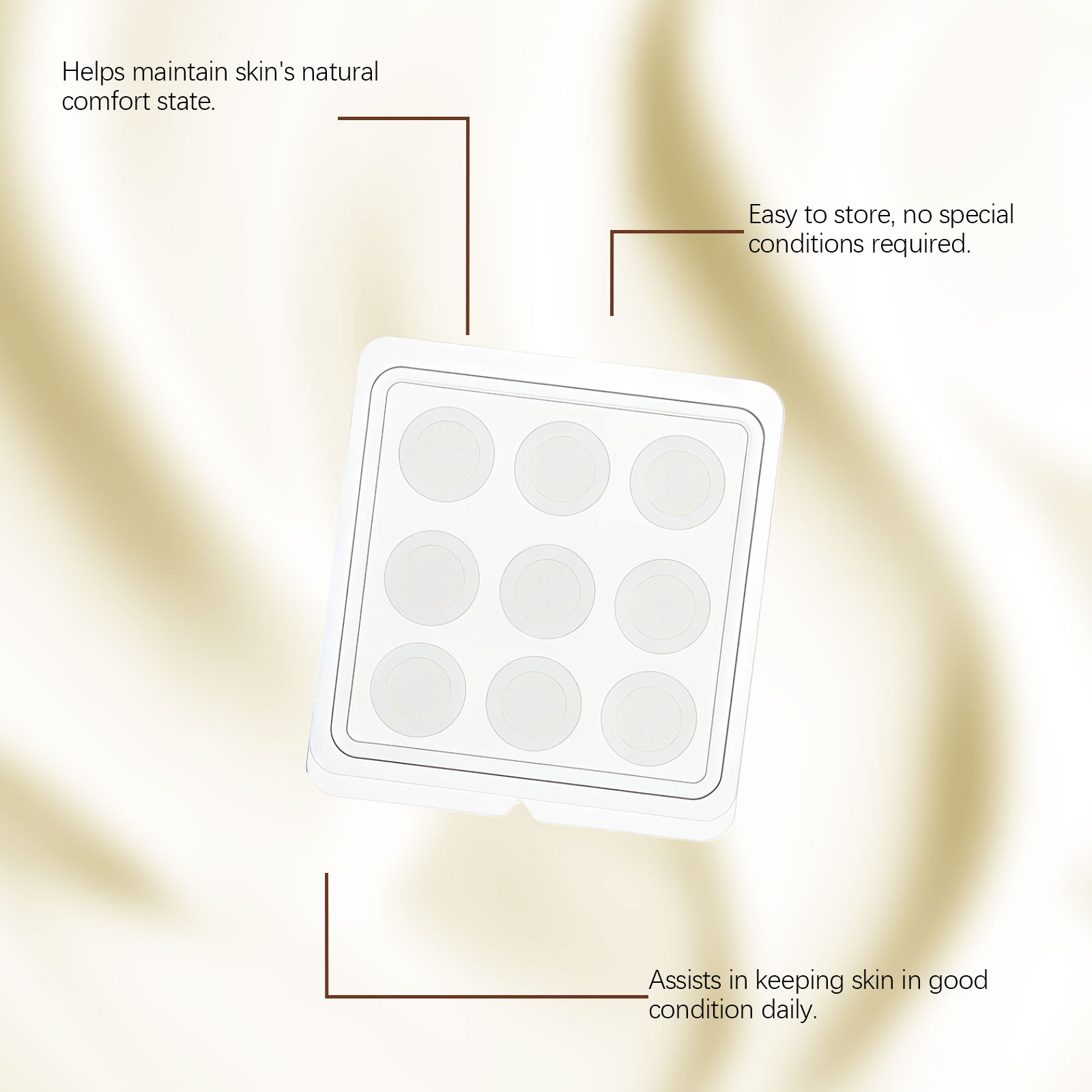 Body Care Patch Mild Formula Clean Skin Tight Fit Comfort Breathable Daily Convenient Sticker
