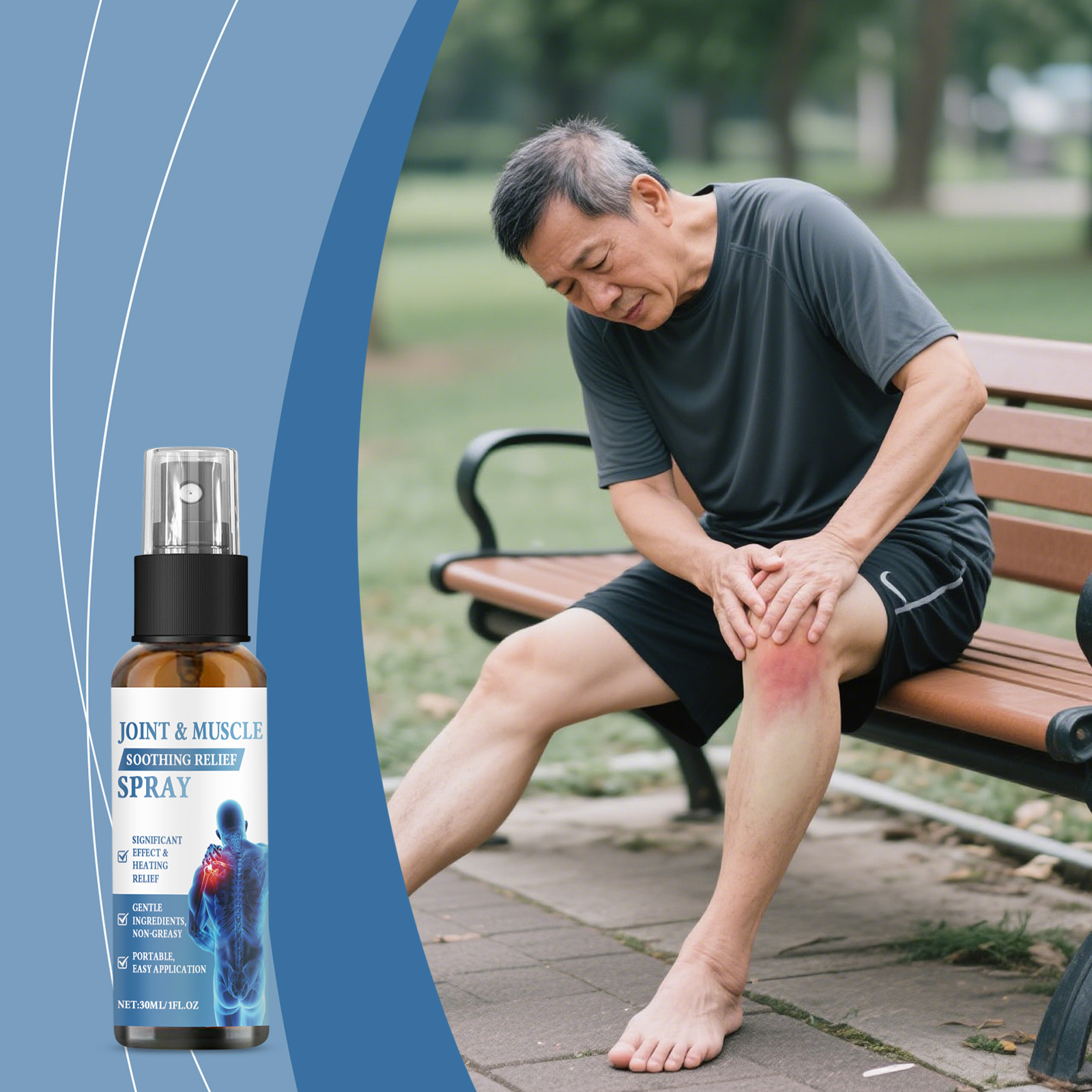 Joint Care Spray Mild Ingredients Gentle Nourish Body Joint External Daily Care Liquid