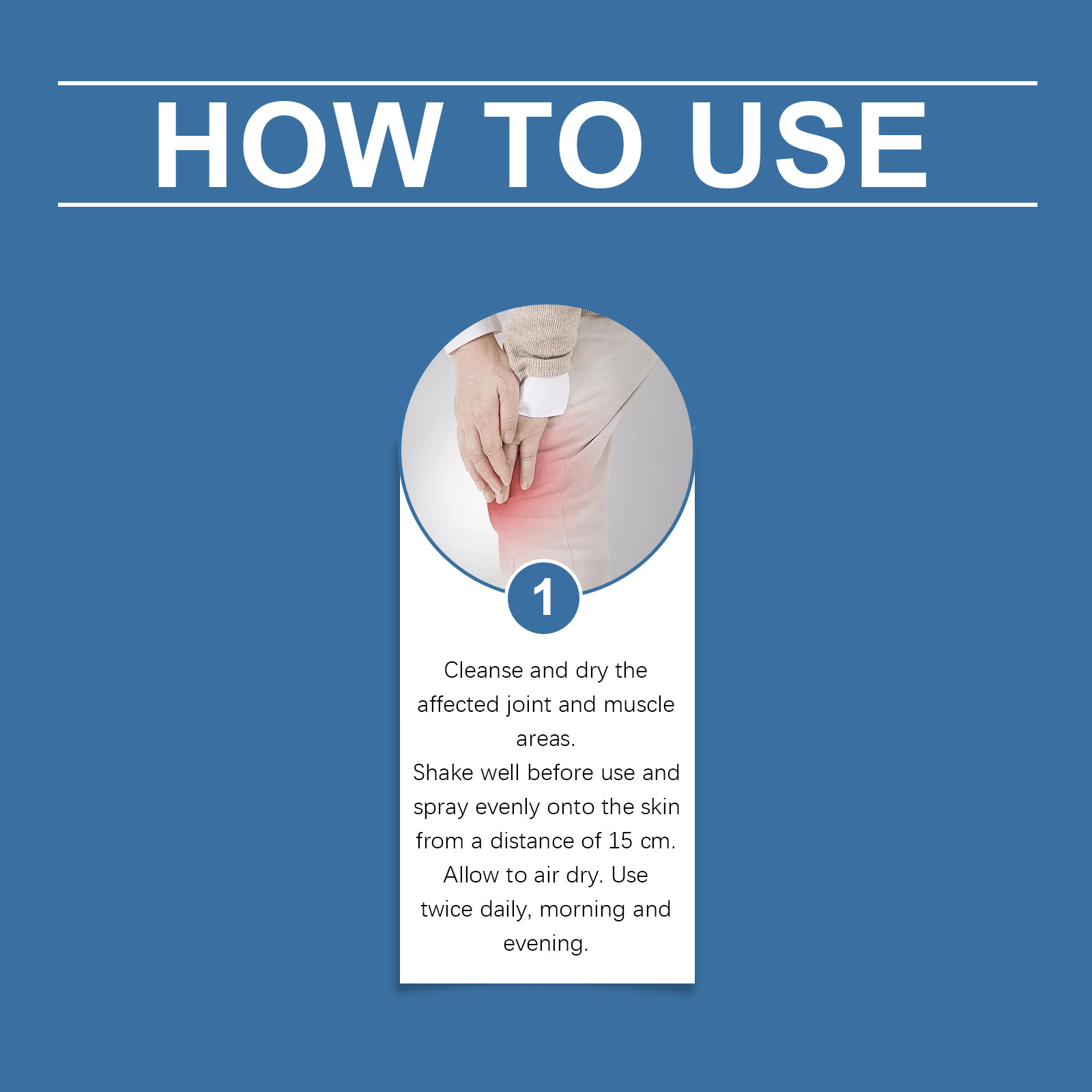 Joint Care Spray Mild Ingredients Gentle Nourish Body Joint External Daily Care Liquid