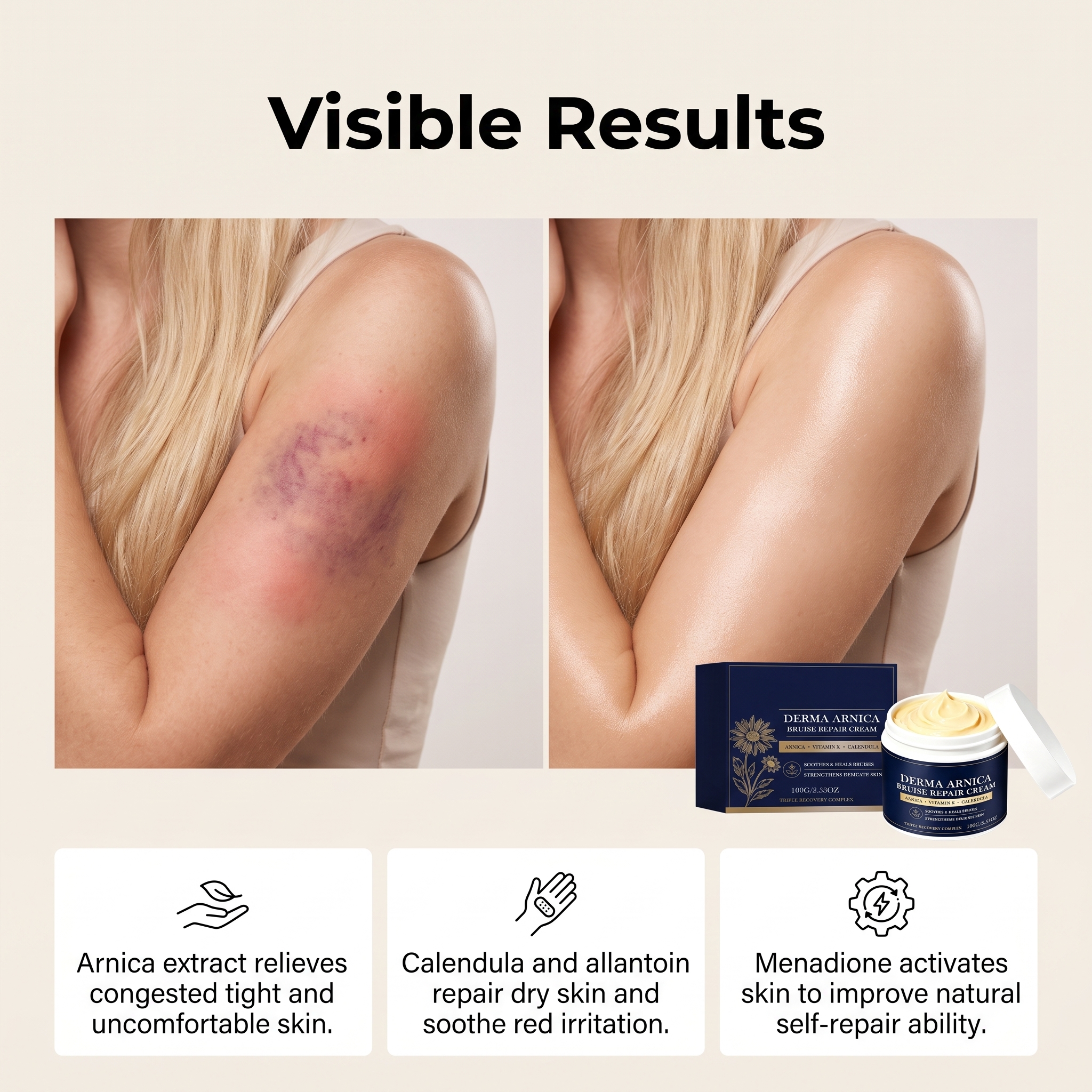 Skin Care Emollient Cream Mild Low Irritation Dense Absorbable Multi Skin Applicable Body Care
