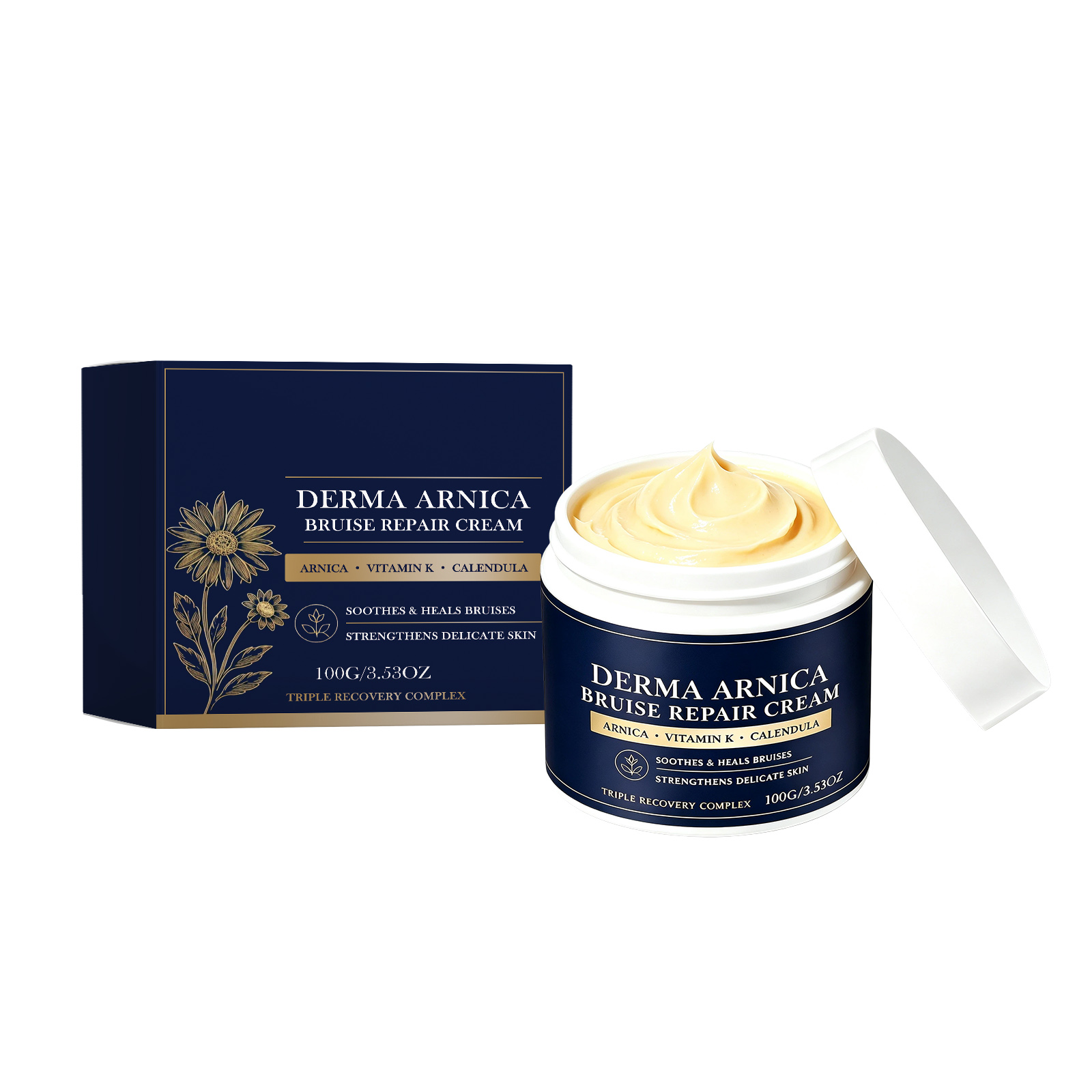 Skin Care Emollient Cream Mild Low Irritation Dense Absorbable Multi Skin Applicable Body Care