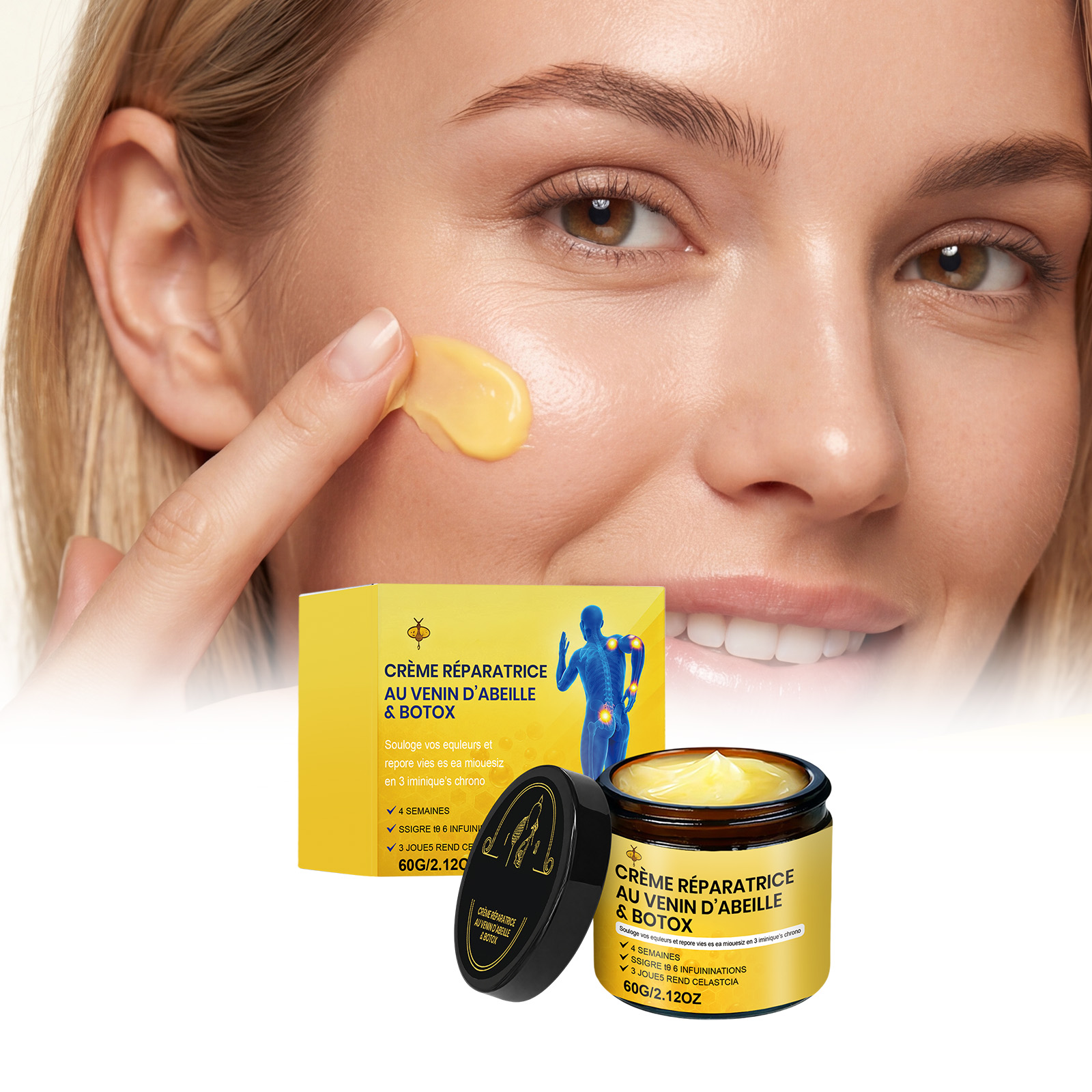 Skin Care Cream Mild Moisturizing Nourishing Facial Body Dual Purpose Daily Skin Care Soft Lotion Cream