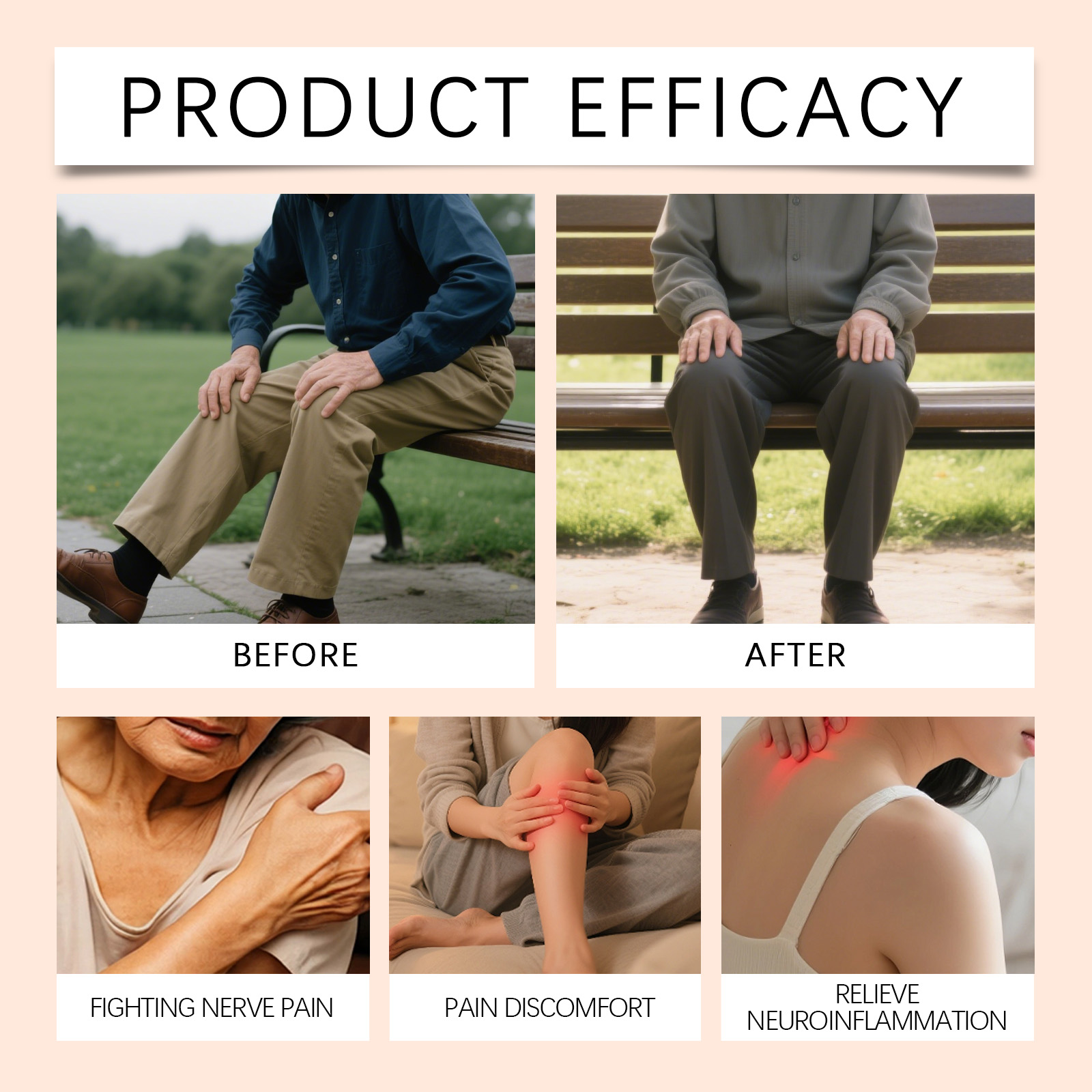 Body Care Ointment Mild Formula Protect Skin Ease Joint Daily External Smear Massage Absorb