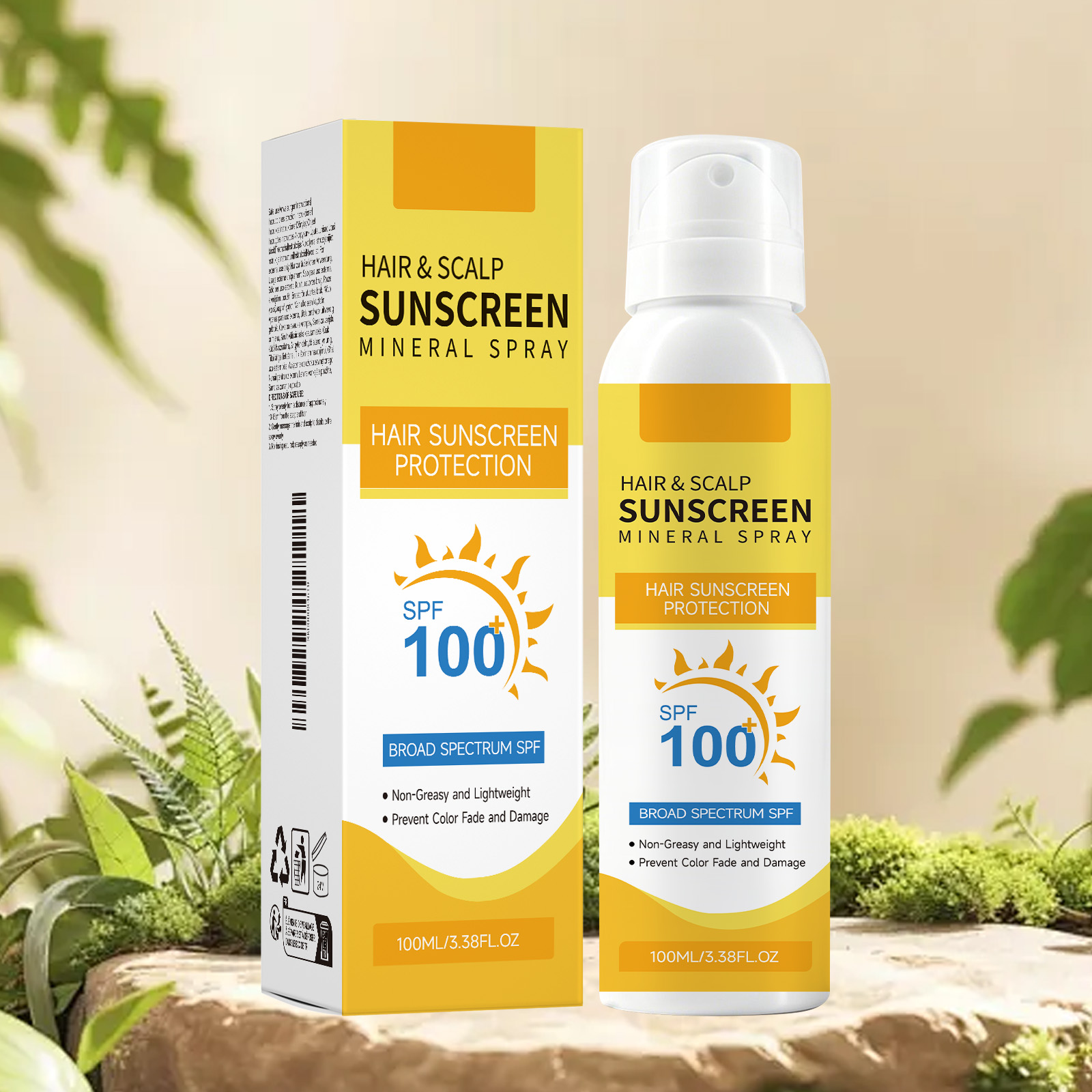 Scalp Protection Spray Mild Ingredients Nourish Scalp Refresh Daily Massage Care Protection Spray