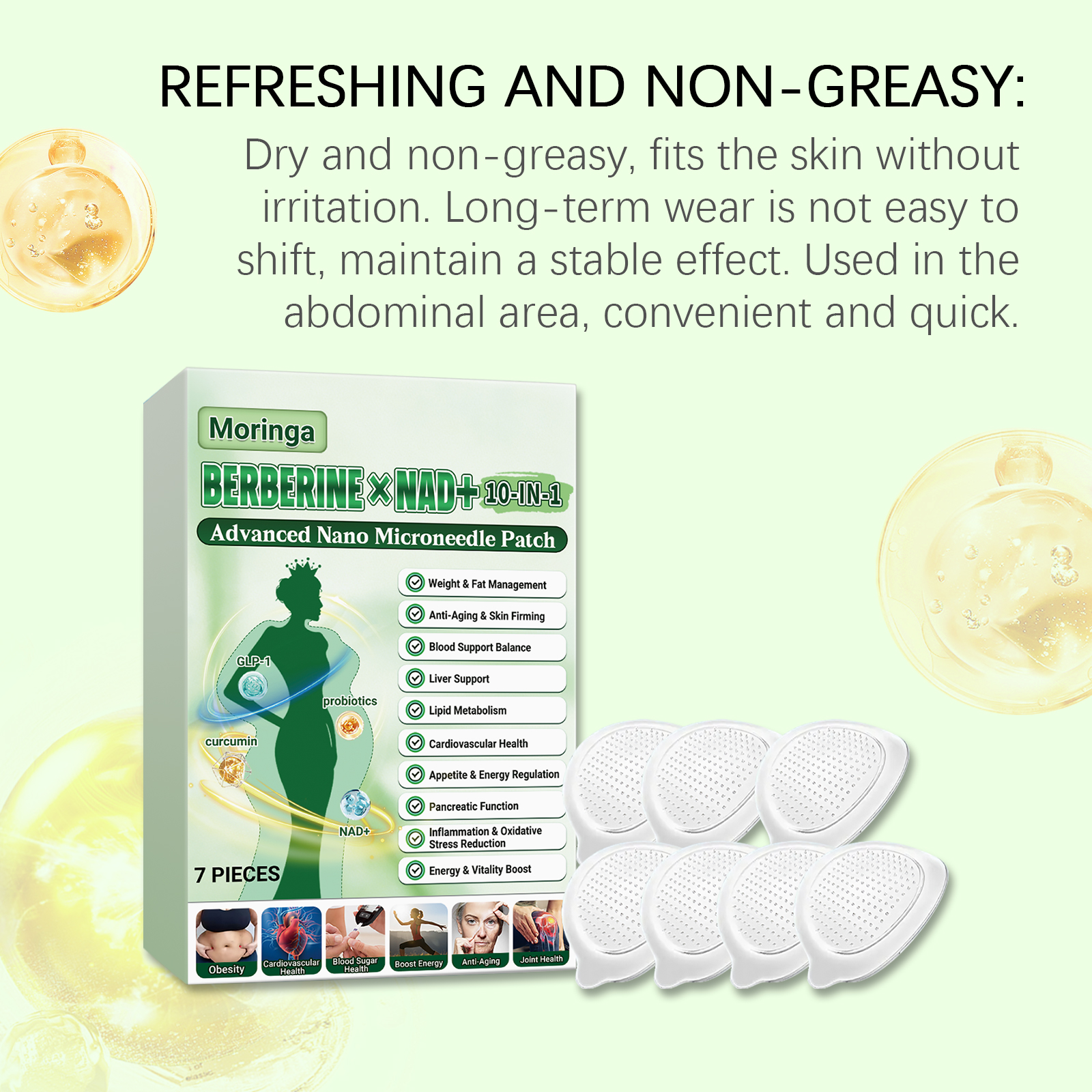 Body Care Patch Gently Protect Skin Slim Light Breathable Comfortable Daily External Use Care Sheet