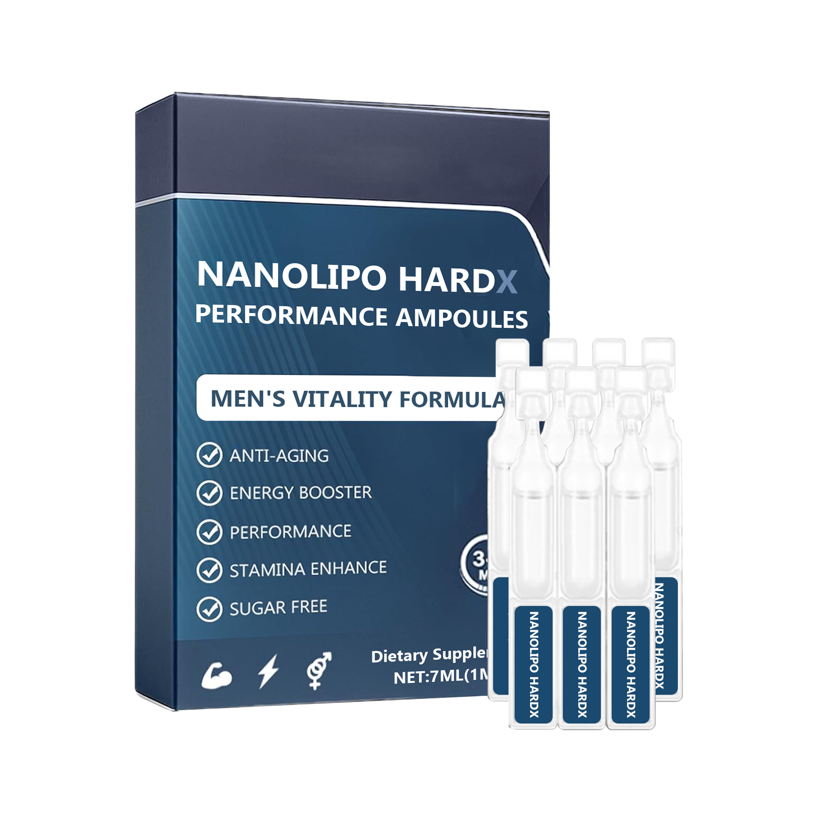 Men Care Drops Gentle Nourish Support Boost Vitality Increase Energy Daily Dietary Supplement For Males