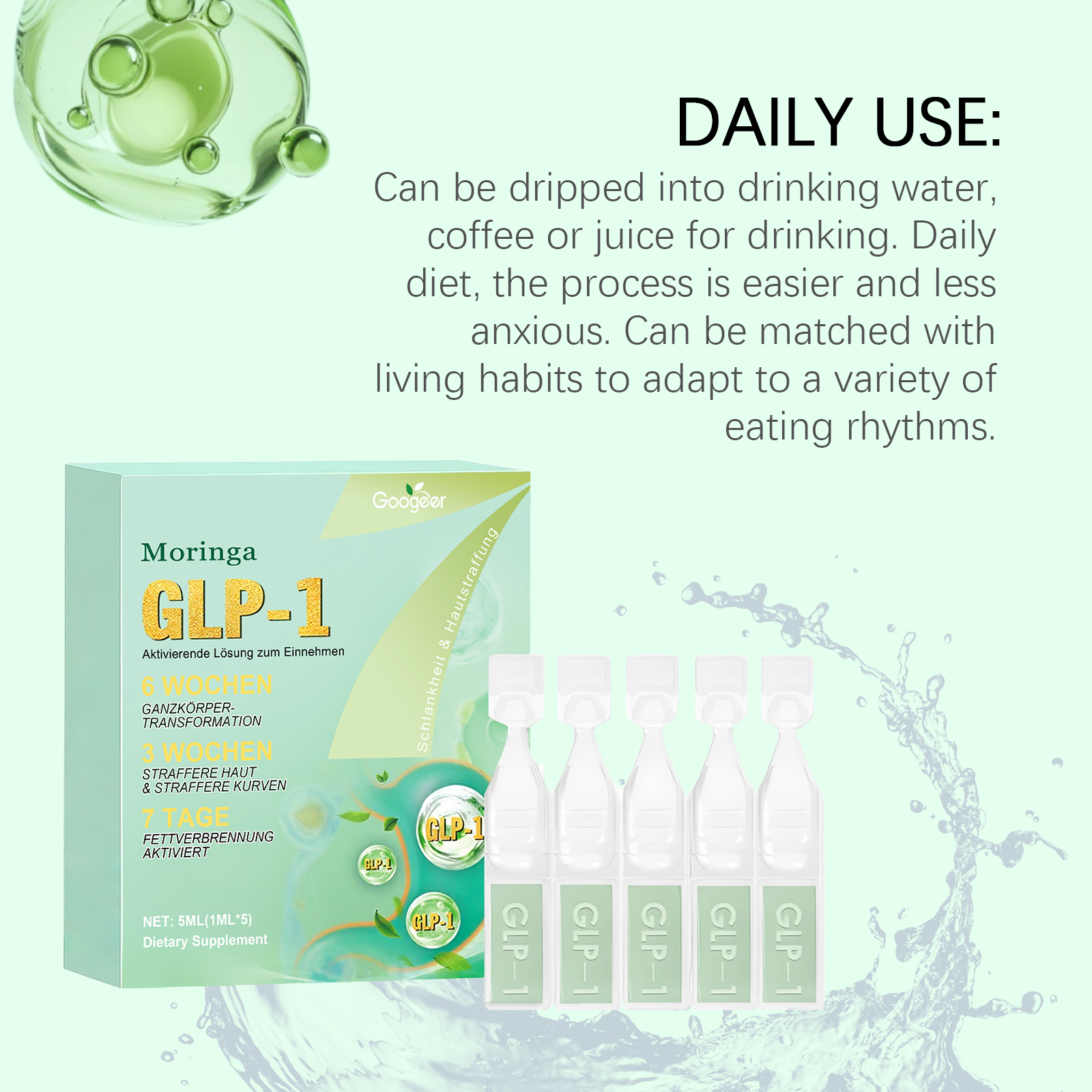Glp 1 Slimming Support Drops Body Therapy For External Physical Fat Regulation And Metabolic Care
