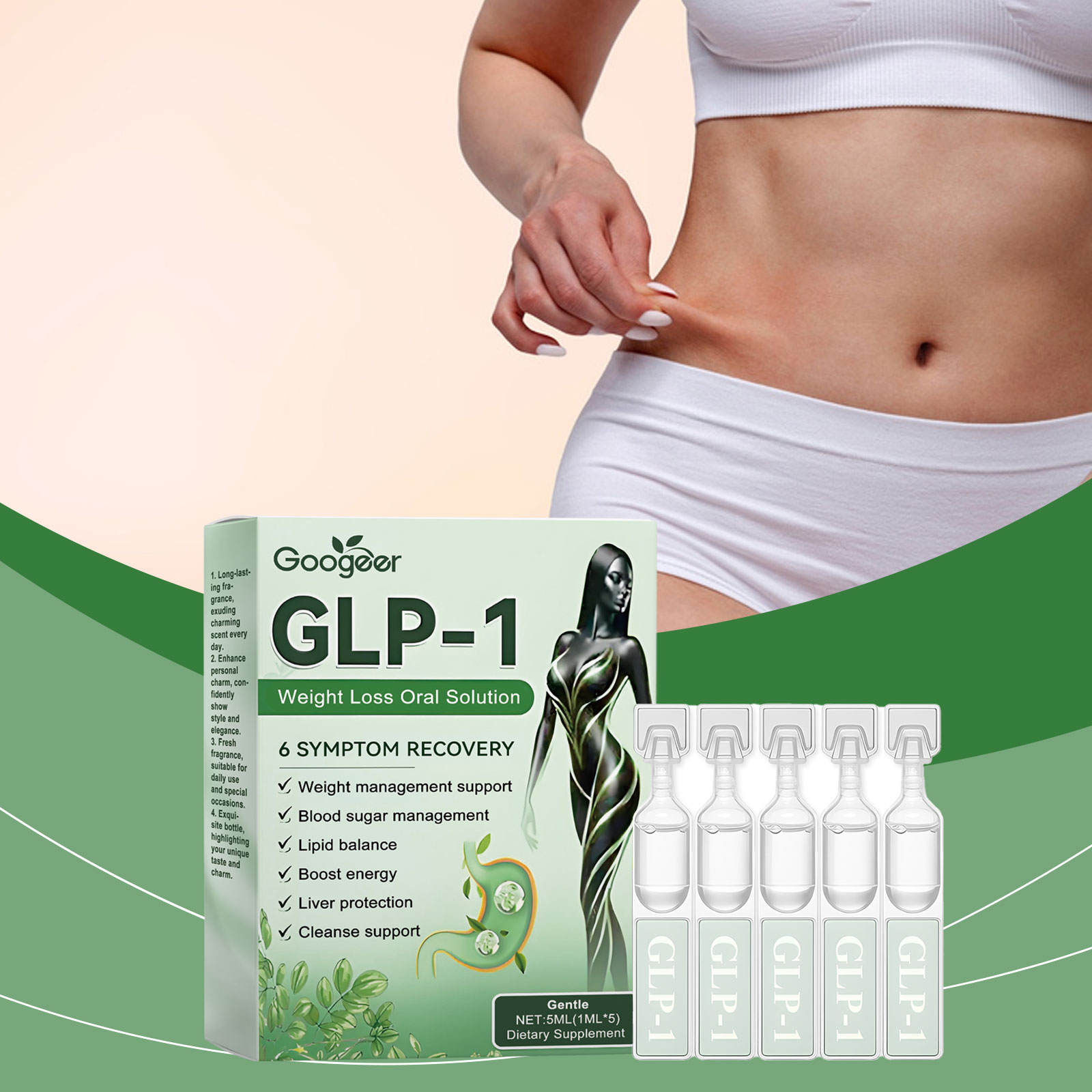 Health Slimming Balance Drops Body Care For Daily Human Skin Maintenance And Regulation
