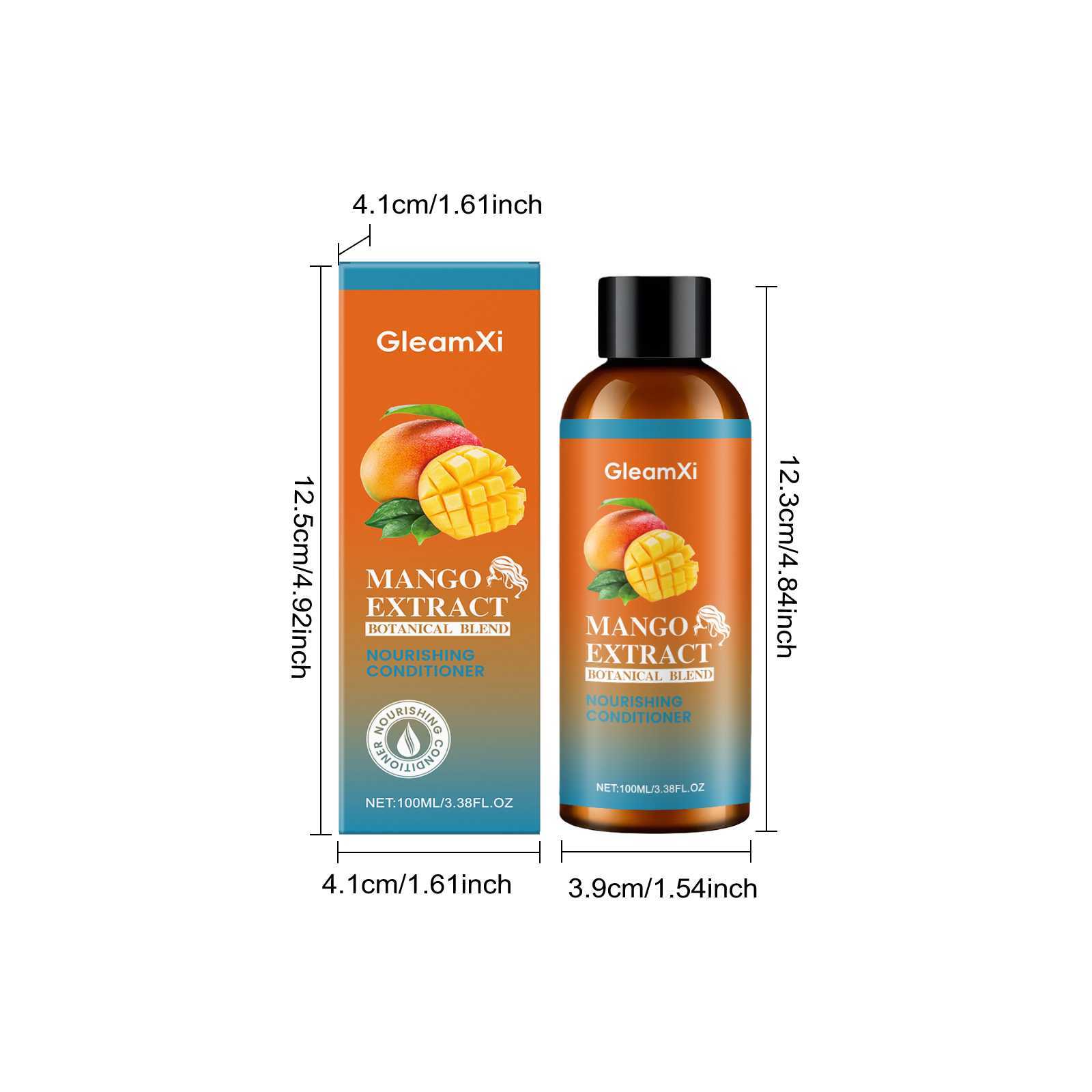 Mango Hair Conditioner Mild Hydrating Moisturizing Hair Fluffy Soft Daily Cleansing Hair Care Product