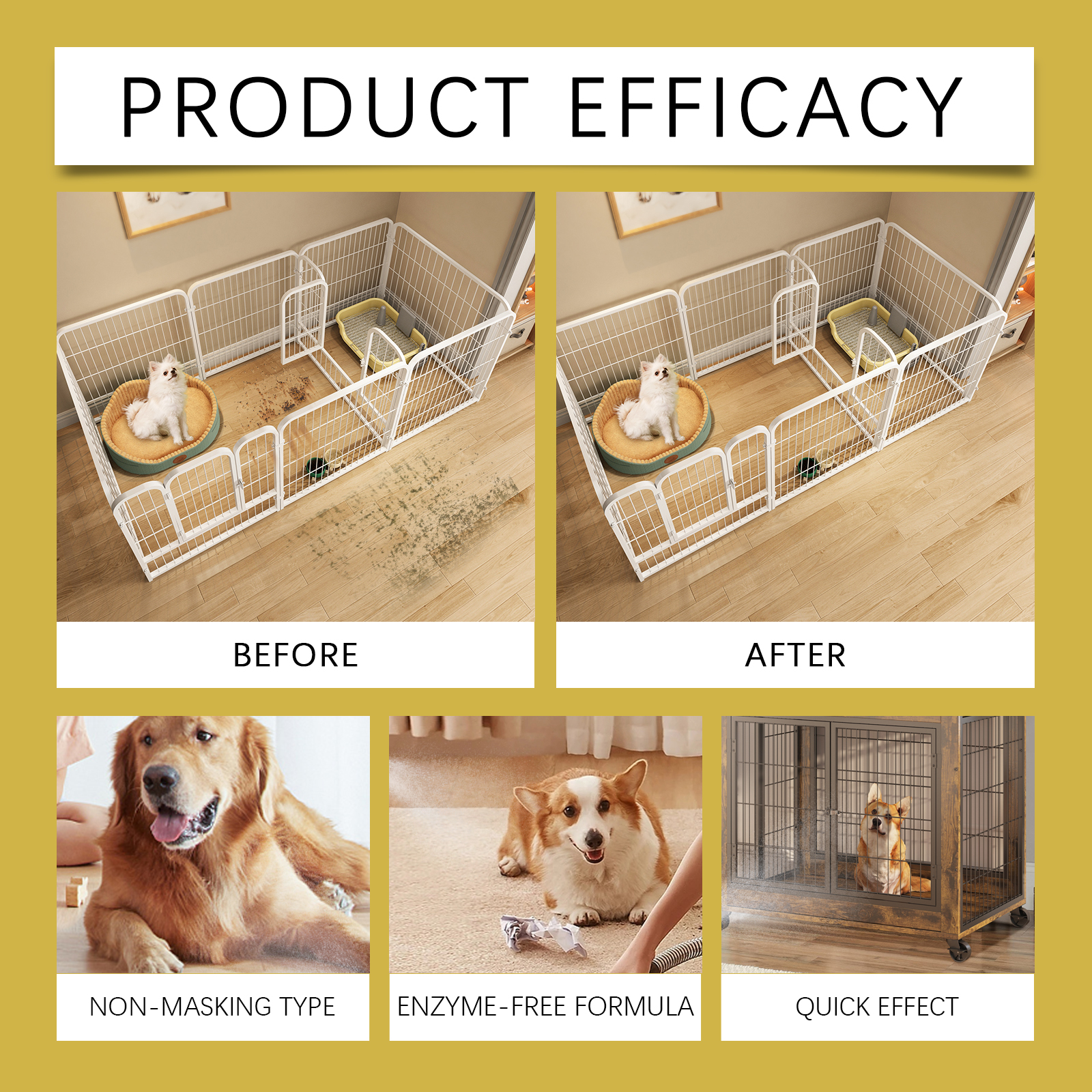 Kennel Deodorizer Household Pet Cage Dog Bed Cat Bed Odor Clean Fresh Air Purifying Agent