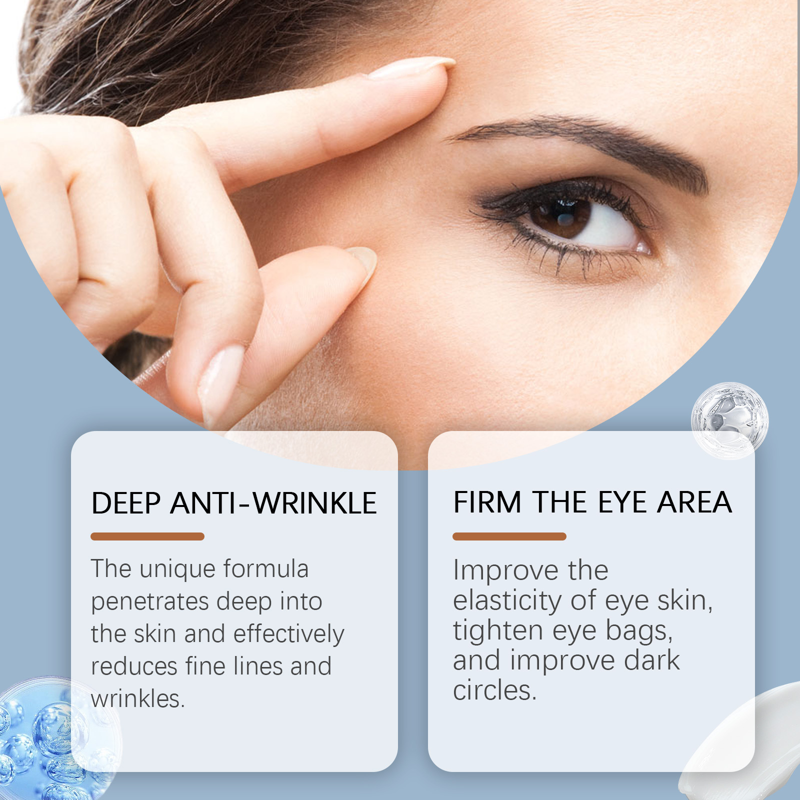Firming Moisturizing Anti Wrinkle Eye Cream Fade Skin Lift Hydrate Moisturize Brighten Skin Care Essence