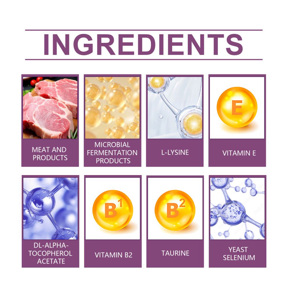 Cat L Lysine Tablets Respiratory Immune Support with Vitamin B2