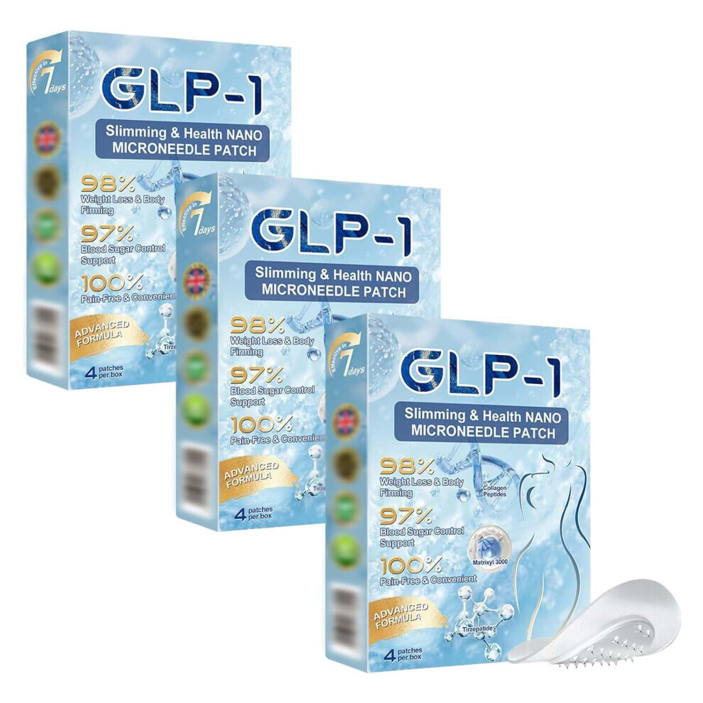 NanoMicroneedle Patch, Advanced LongLasting Patch, For Women And Men 3Pack