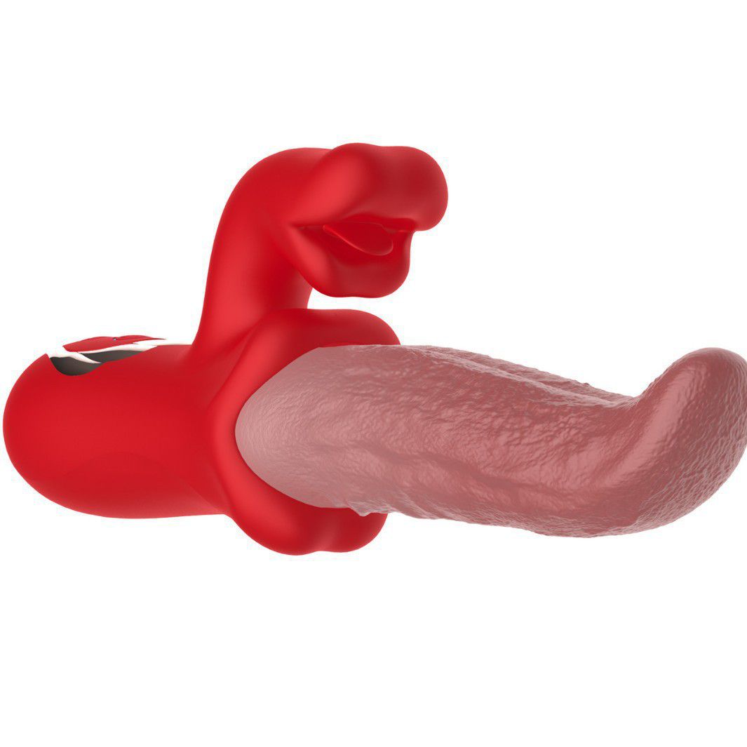 Vibrating Wand Dildo Vibrators for Women Adult Sex Toy Masturbator Clitoral Stimulator 3 In 1 Vibrating Tongue Massage Wand