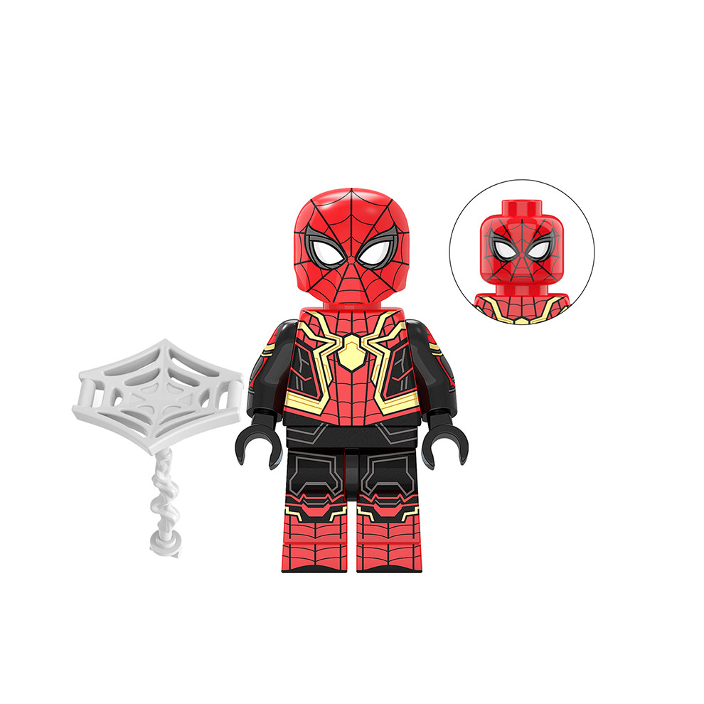 8Pcs Superhero Spiderman Dr. Strange Mini Figure Building Blocks Kids Gift Toys