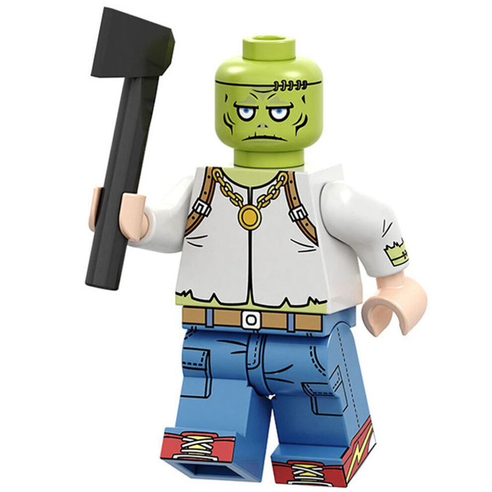 16PCS Halloween Vampire Witch Pumpkin Man Lego Man