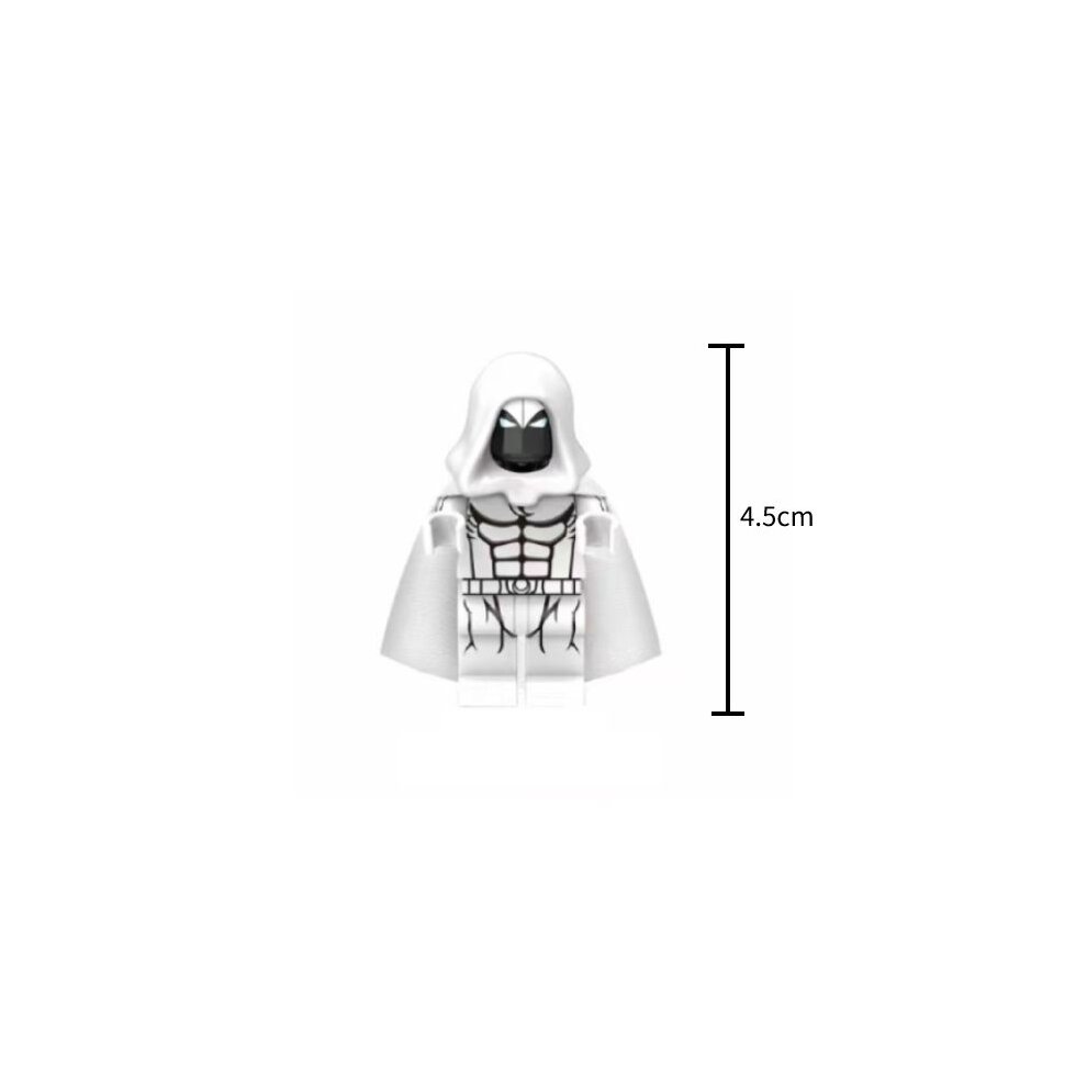 5Pcs Moon Knight Minifigure Marc Spector Marvel Super Hero Figure Gift Toy