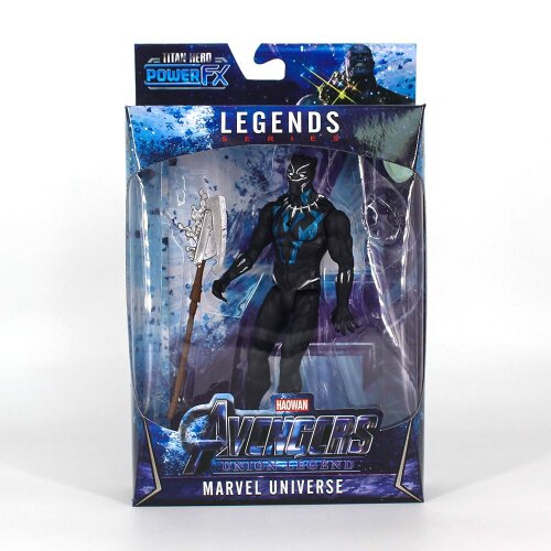 (Black Panther) New Avengers Infinity War LED 16cm Action Figures Doll Captain Kids Gift