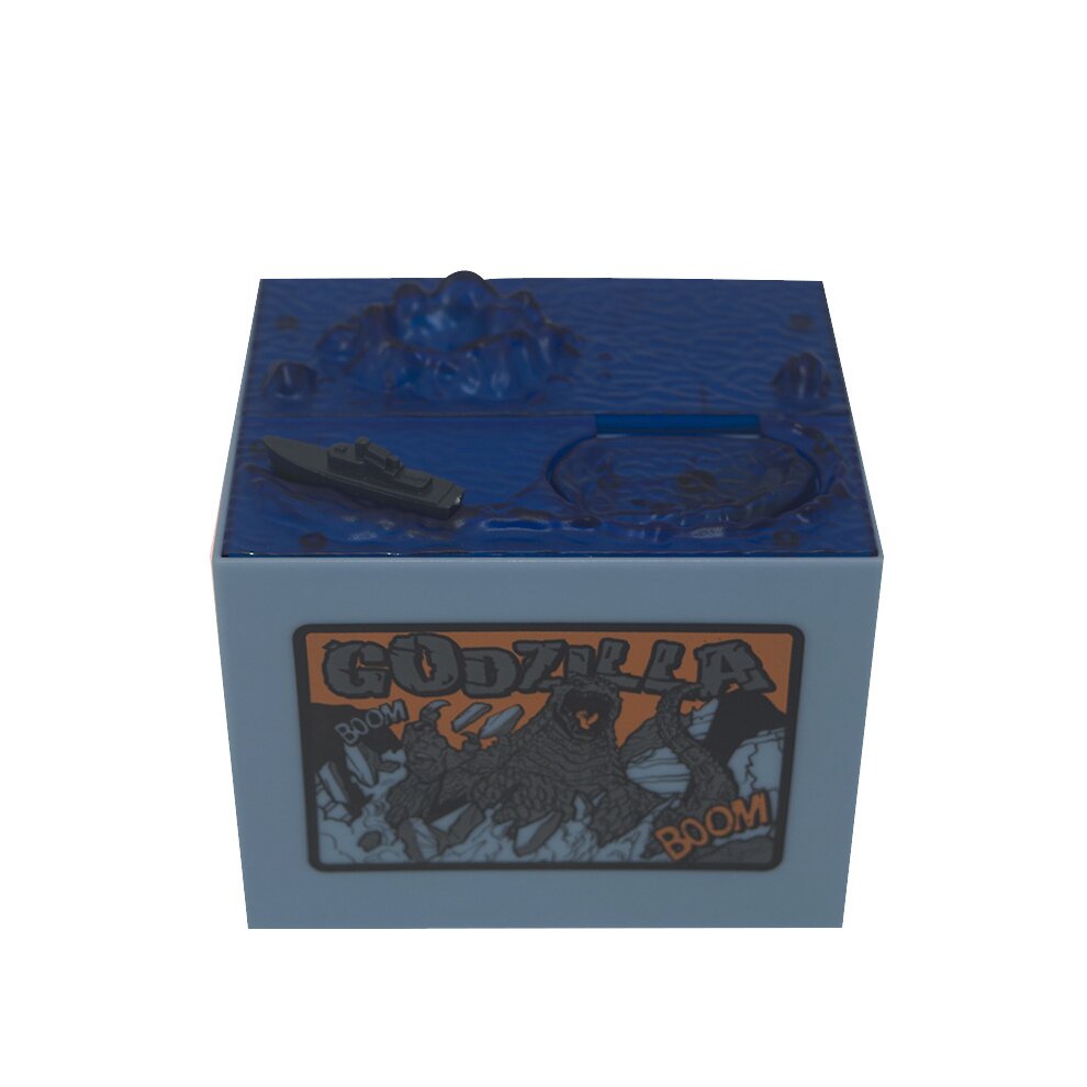 Godzilla Dinosaur Electric Money Box Piggy Bank Toy With Music Gift