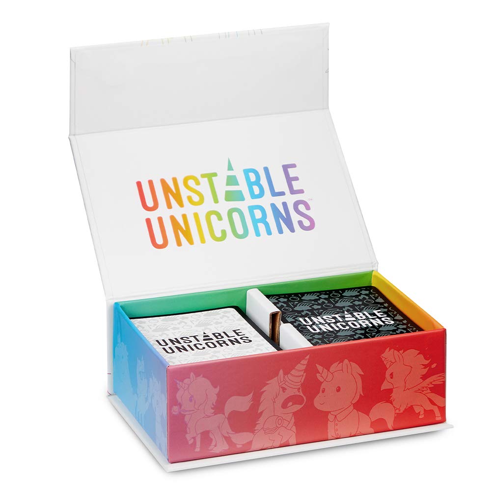 Unstable Unicorns Card Adventure Adult Strategy Board Game Collection Table Game Toys for Family Party Holiday Playing Christmas Gifts Multicoloured