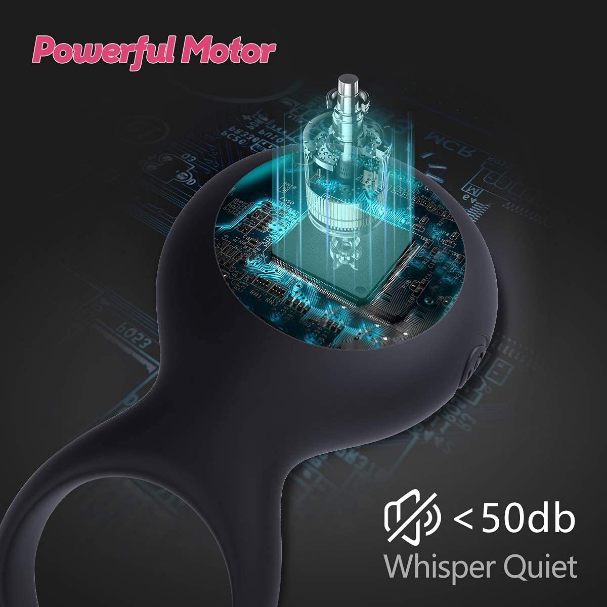 Vibrating Cock Ring Ring for Male Erection Enhancer and Female Clit Stimulation Pleasure Vibrators Sex Toys for Couples Beginner Lovers with Shock Function 5 Vibrator Modes Double Waterproof