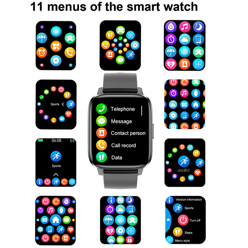 (Grey) Couple Smart Watch Anniversary Birthday Gift Surprise GPS Tracker SmartWatch 2023